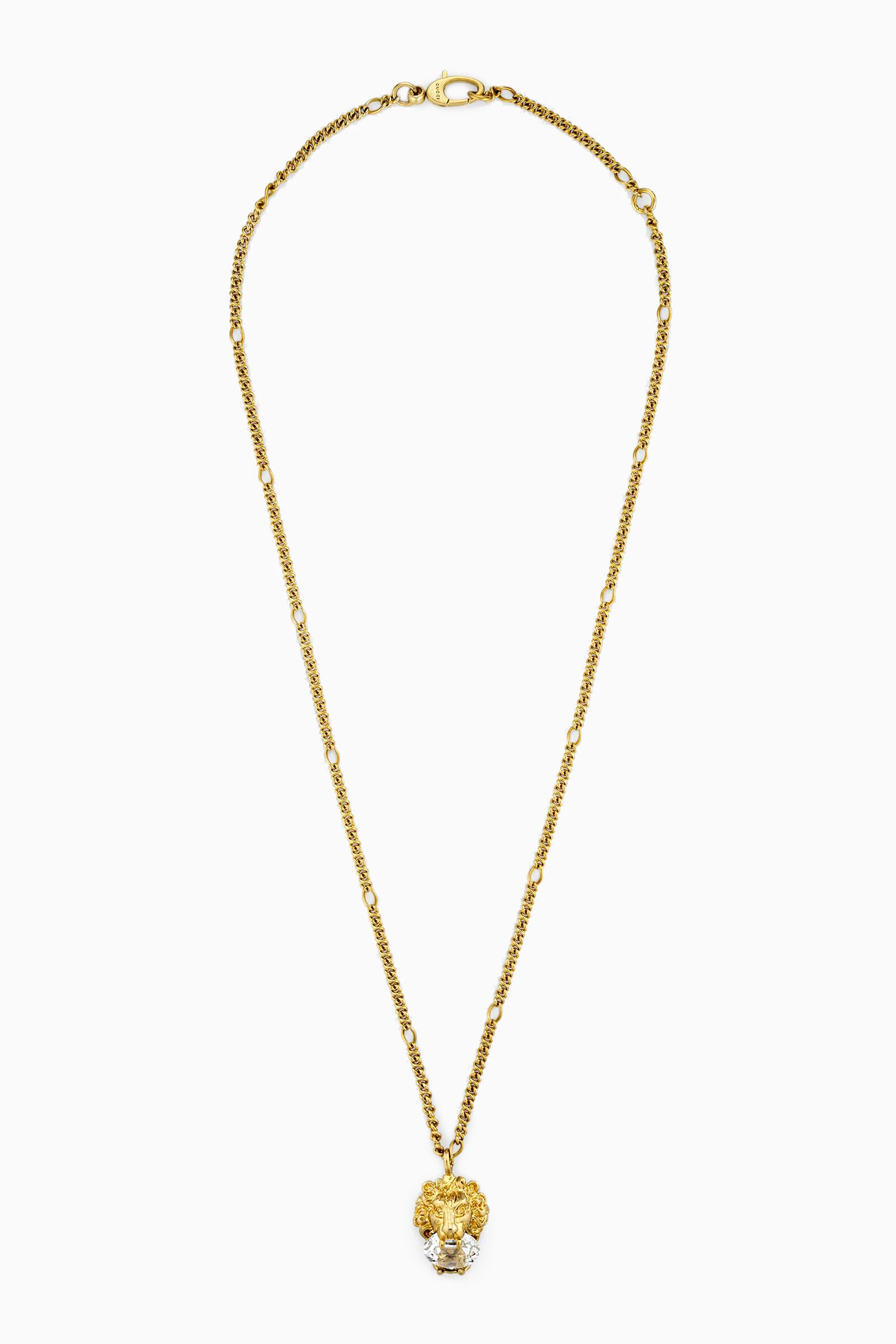 Lion head necklace gold shop