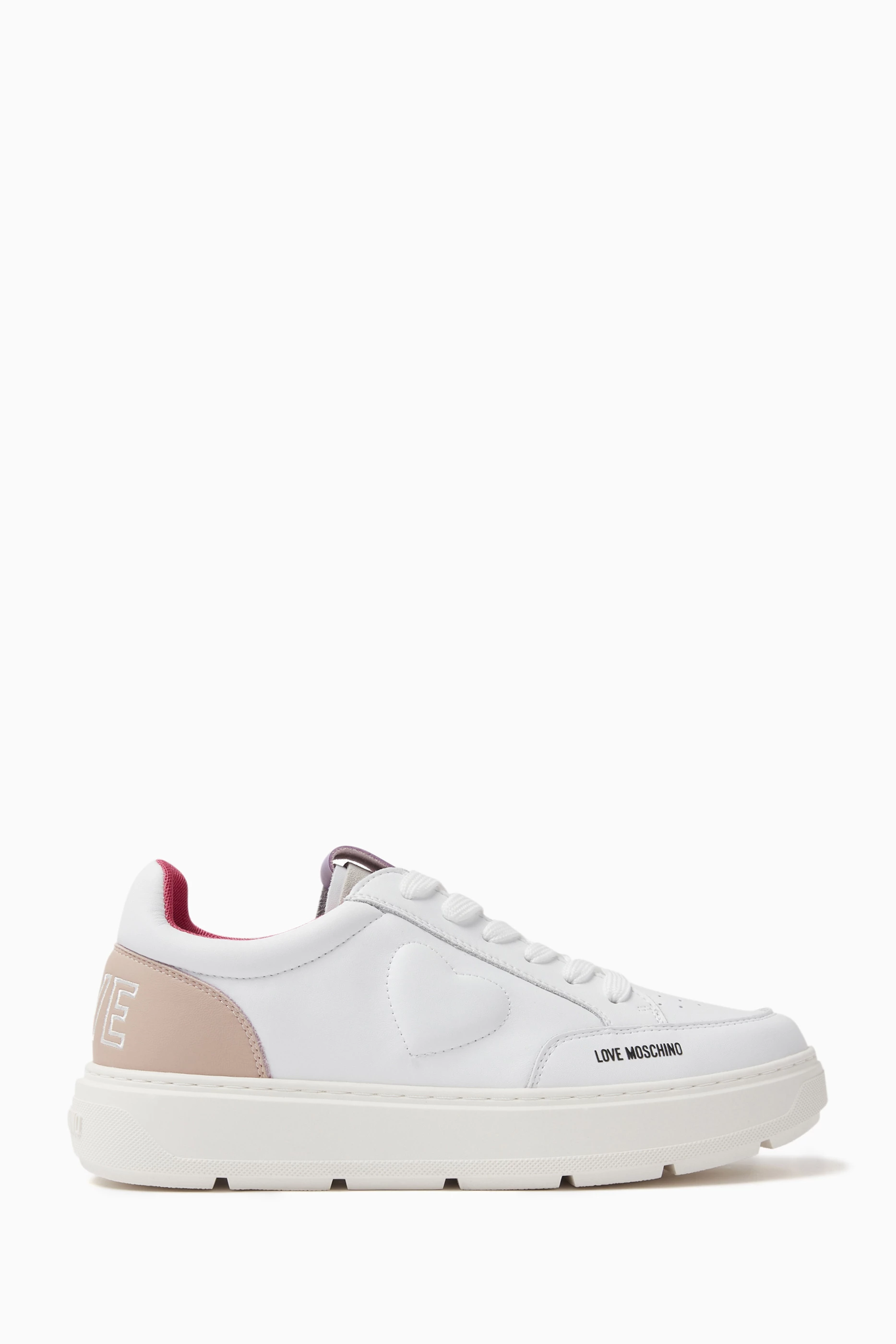 Moschino white sneakers top