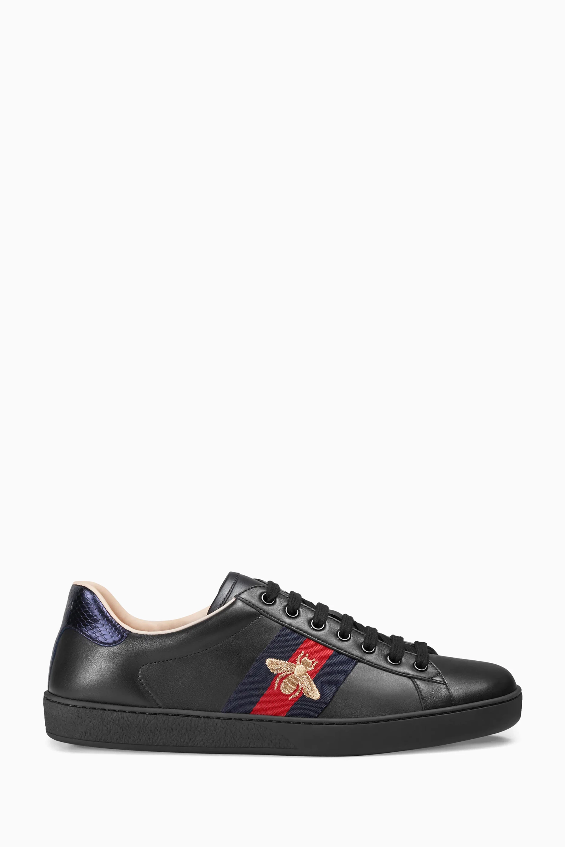 Gucci low top sneakers black outlet