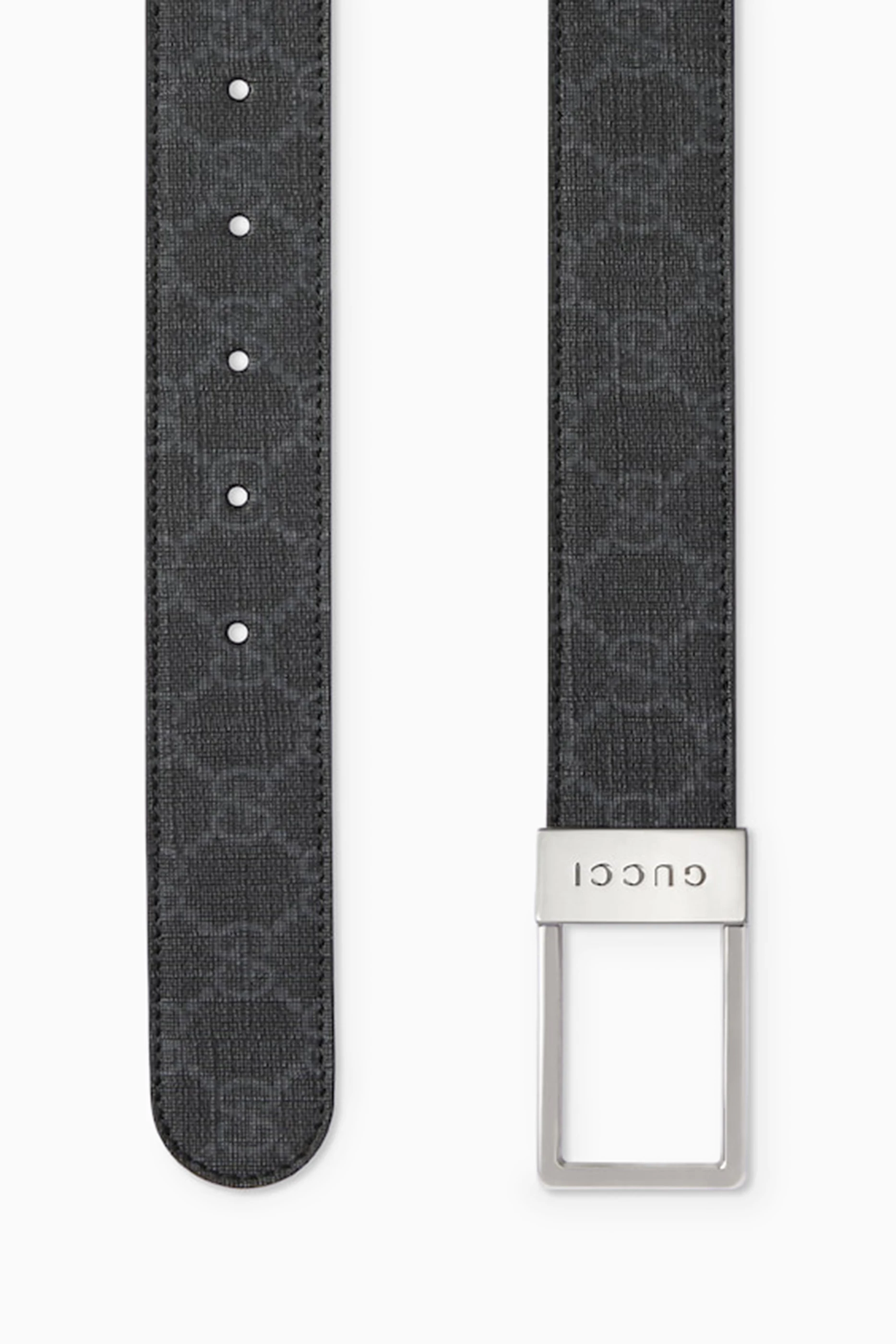 Buy Gucci Black GG Supreme Belt in Coated canvas For Men Online Ounass UAE