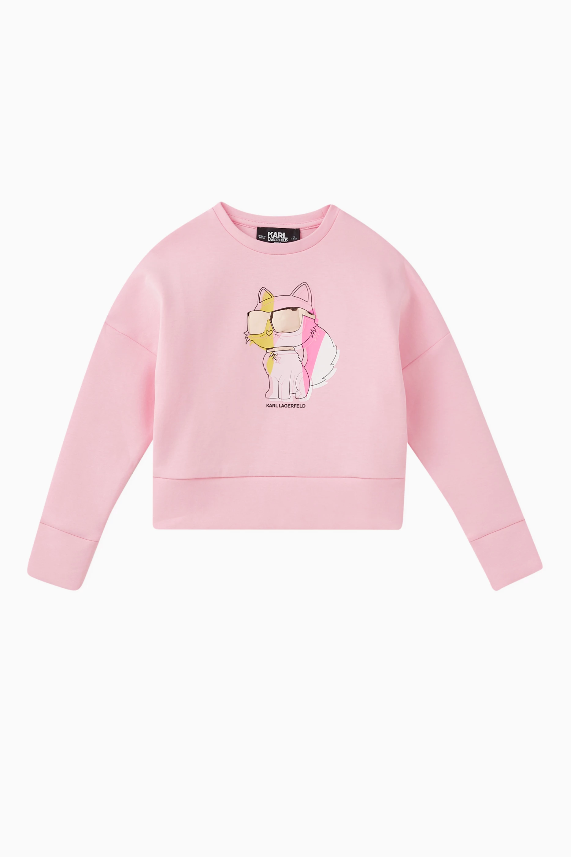 Karl lagerfeld pink sweater best sale