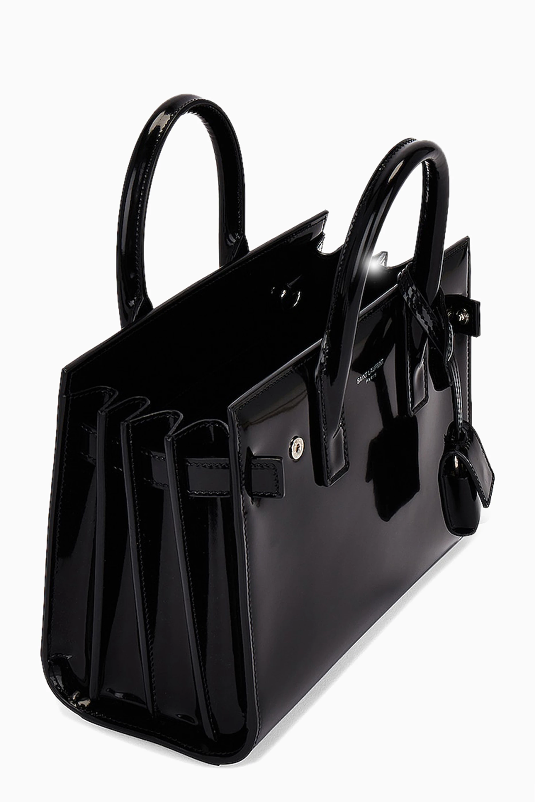 Buy SAINT LAURENT Black Sac de Jour Nano Bag in Patent Leather For Women Online Ounass UAE