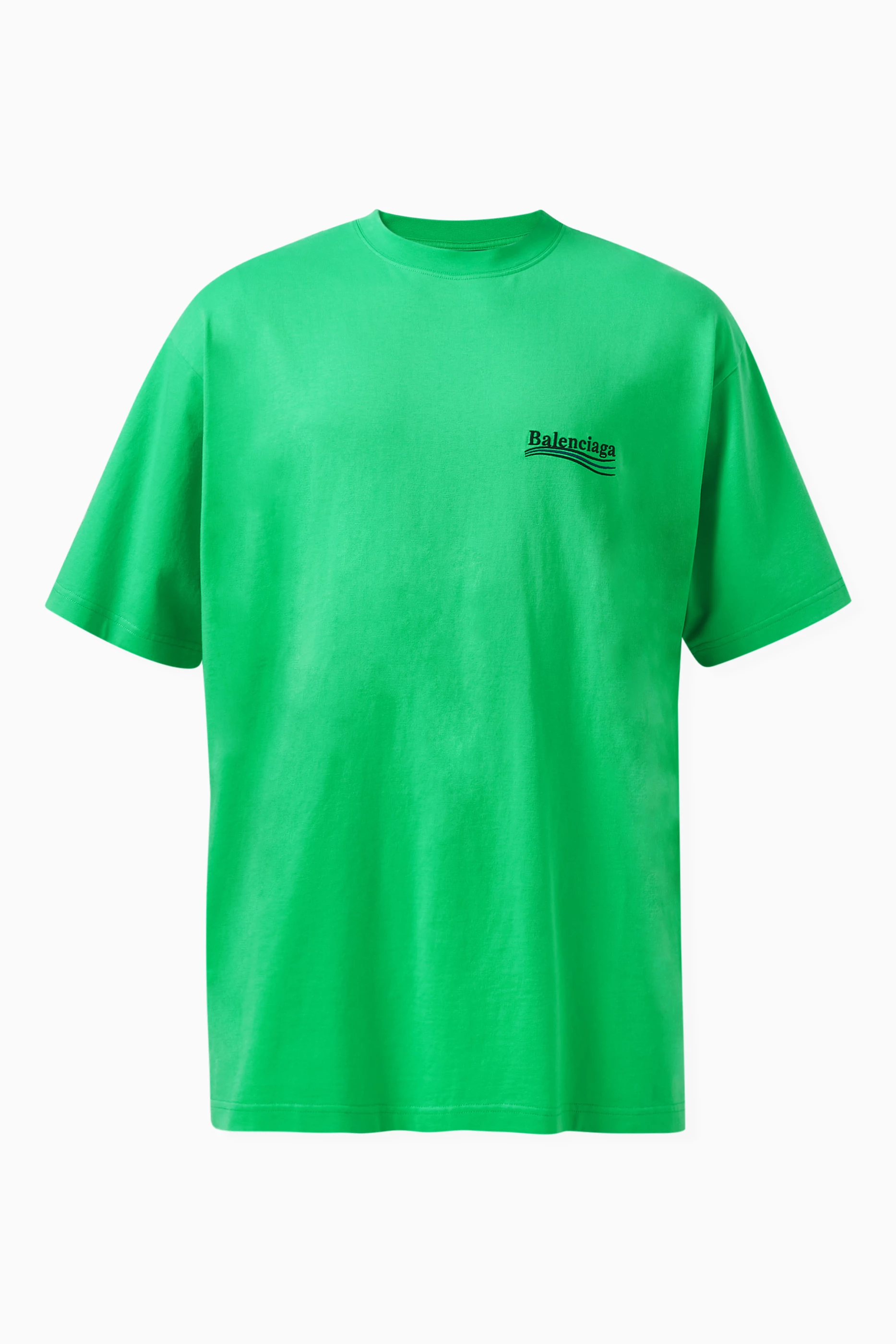 Neon green balenciaga shirt sales