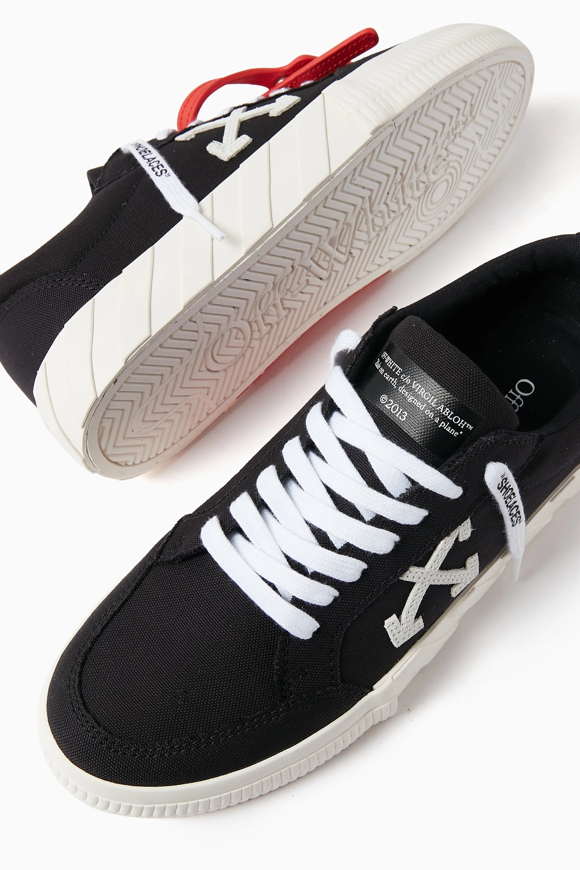 Uae Off White Vulcanised Off-White Vulcanized Sneakers Price In