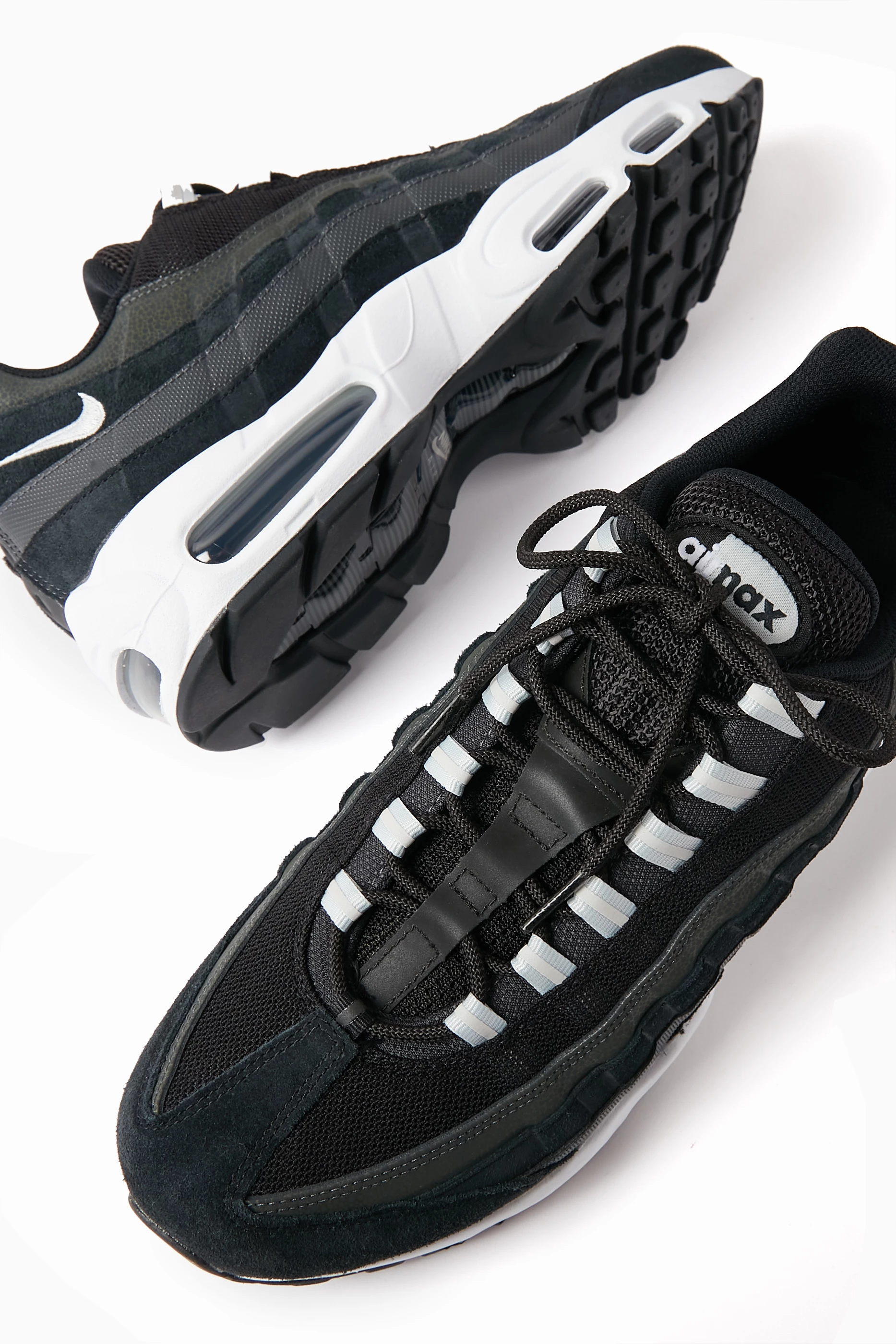 Buy Nike Black Air Max 95 Essential Sneakers in Mesh For Men Online Ounass UAE