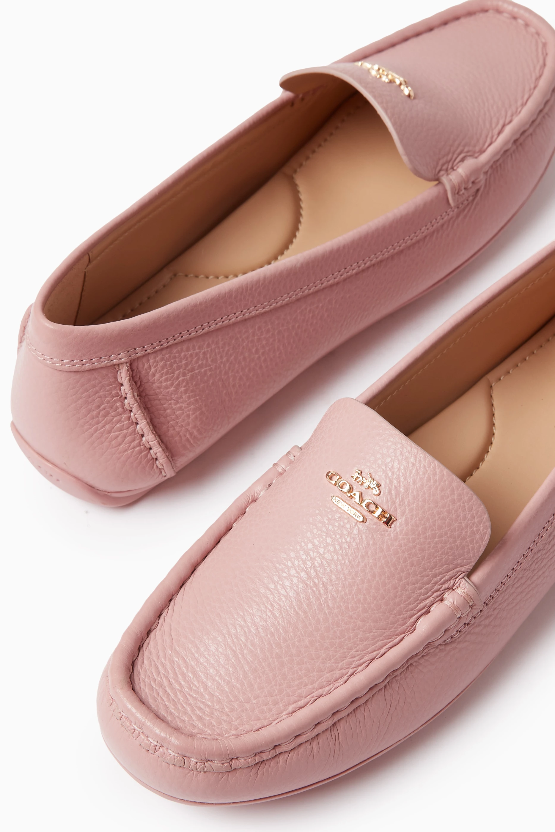 Coach Marley Driver Loafers Coach Pink Loafers Buy Coach Pink