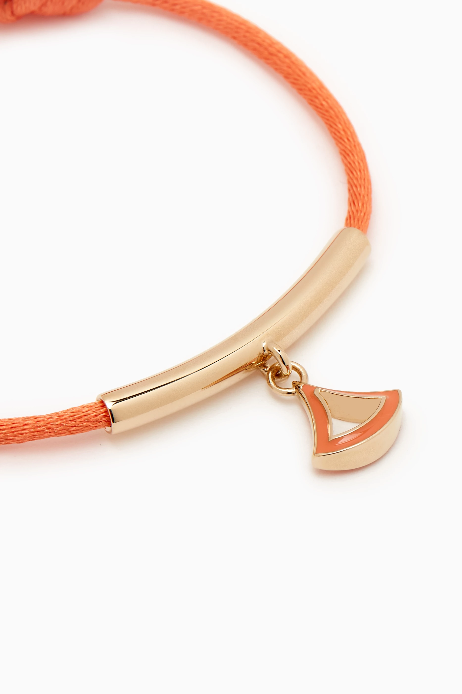 Buy BVLGARI Orange Divas Mini String Bracelet in Fabric For Women Online Ounass UAE