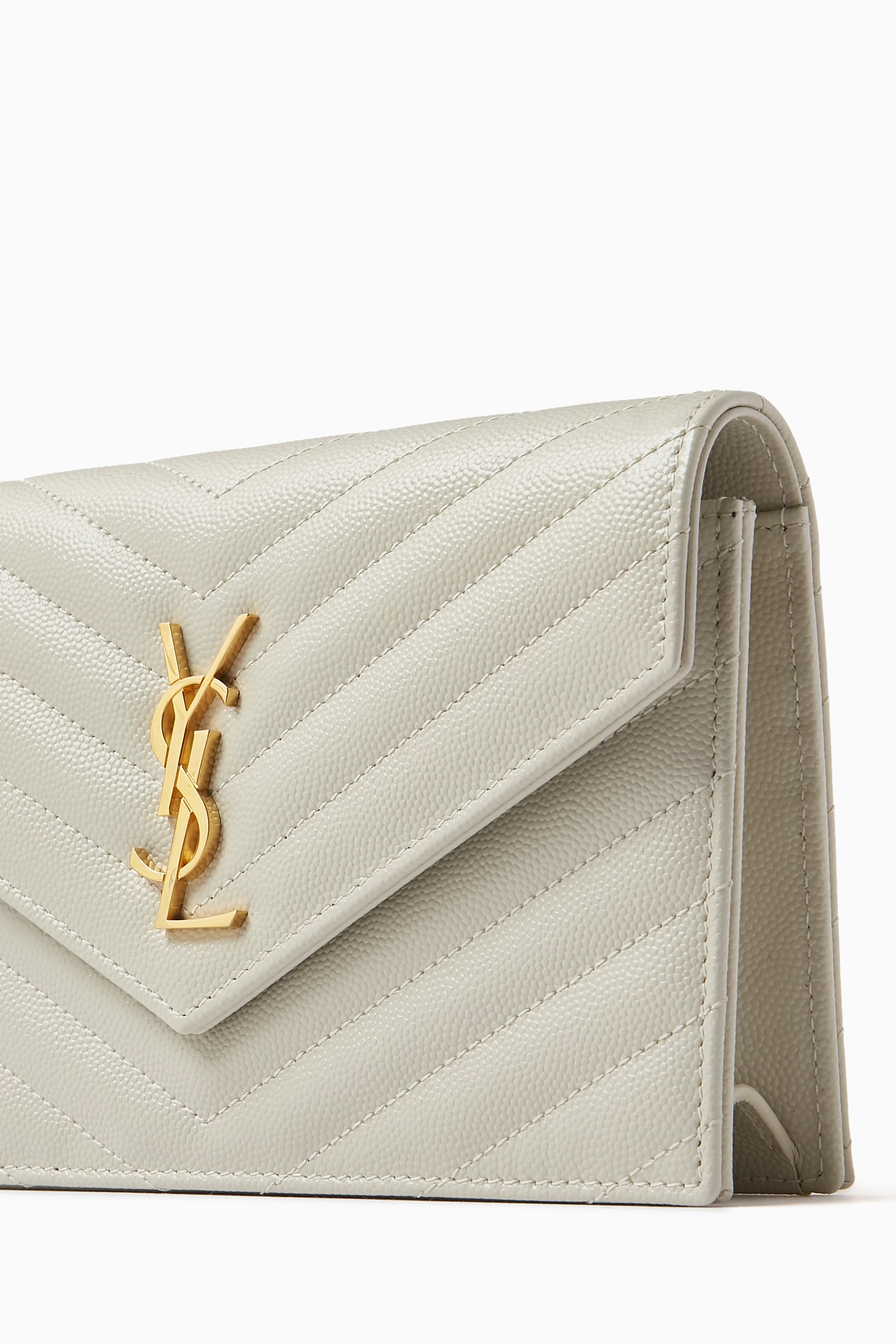 Yves saint laurent envelope chain wallet discount