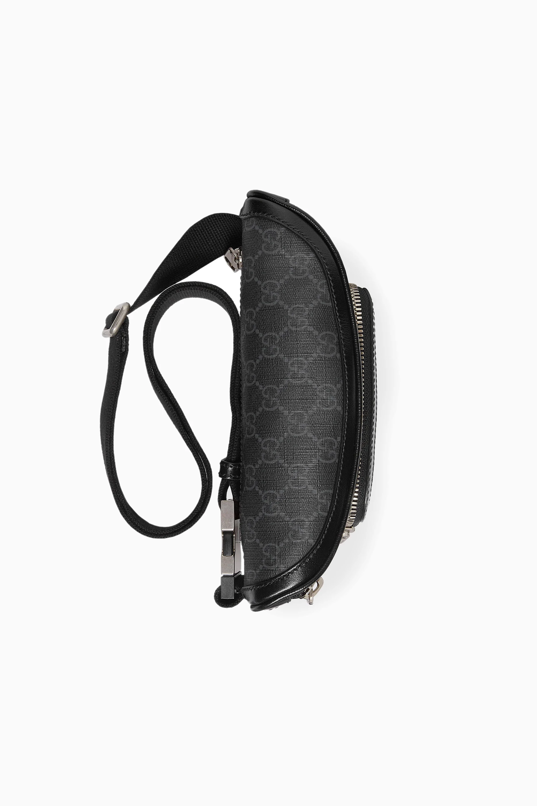 Buy Gucci Black GG Supreme print Belt Bag in Coated canvas For Men Online Ounass UAE