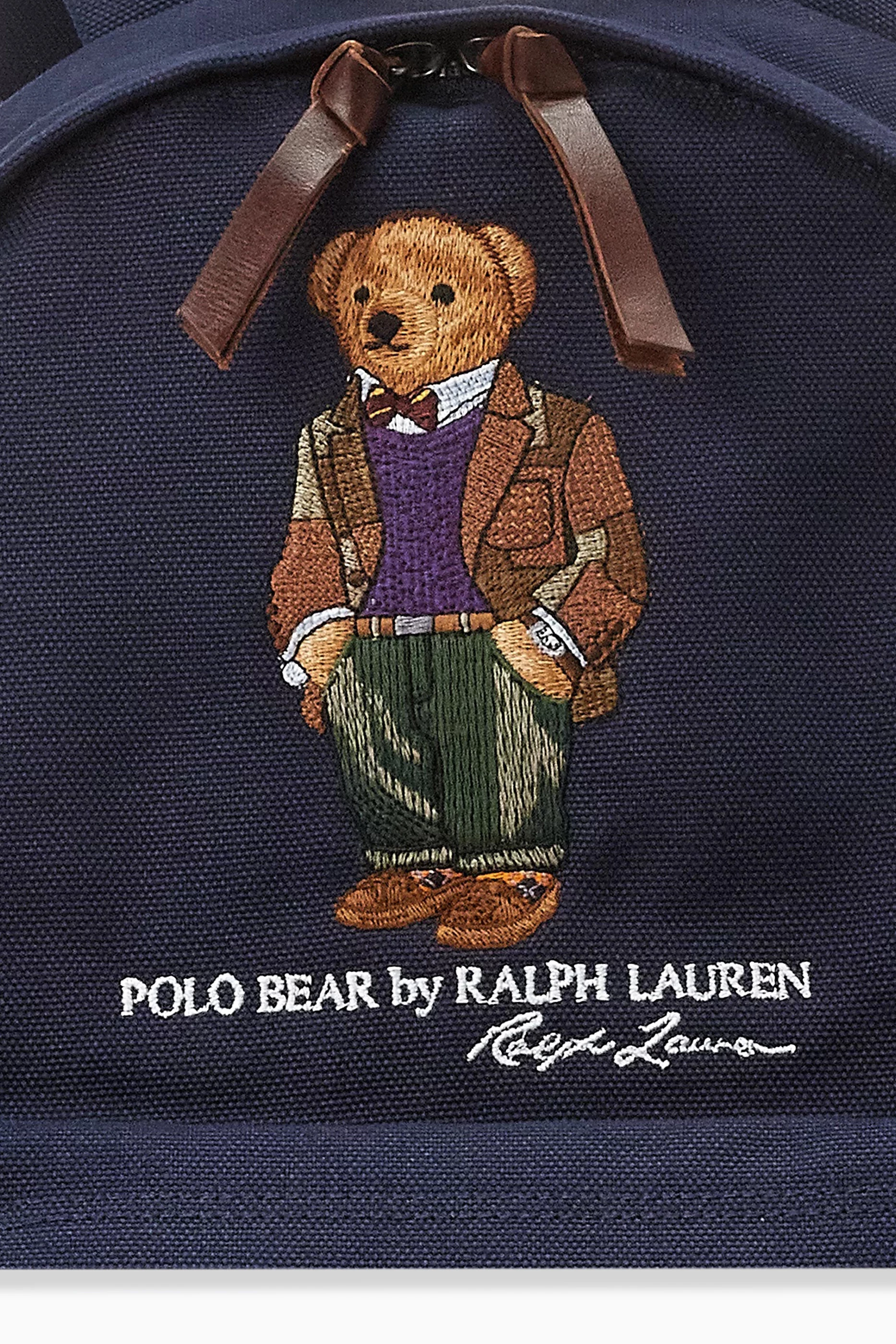 Polo bear canvas backpack outlet