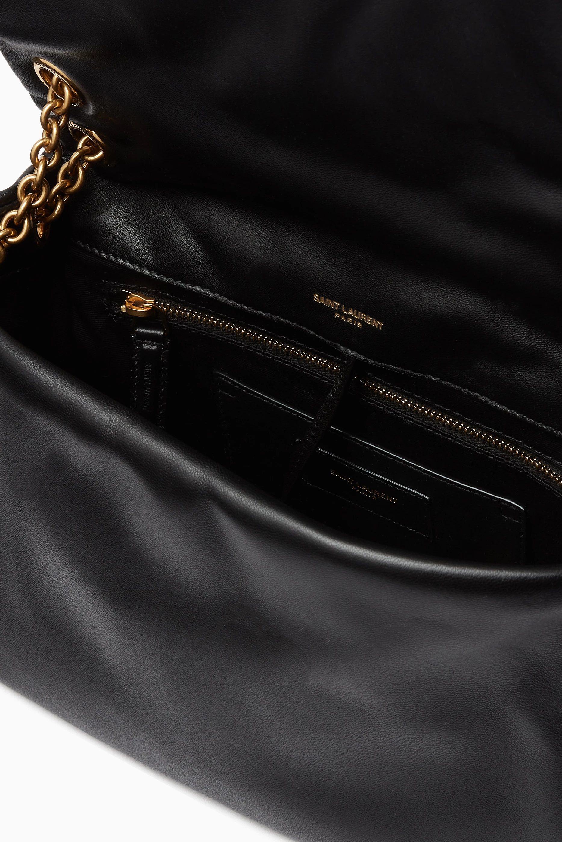 Saint laurent sao leather shoulder bag sales