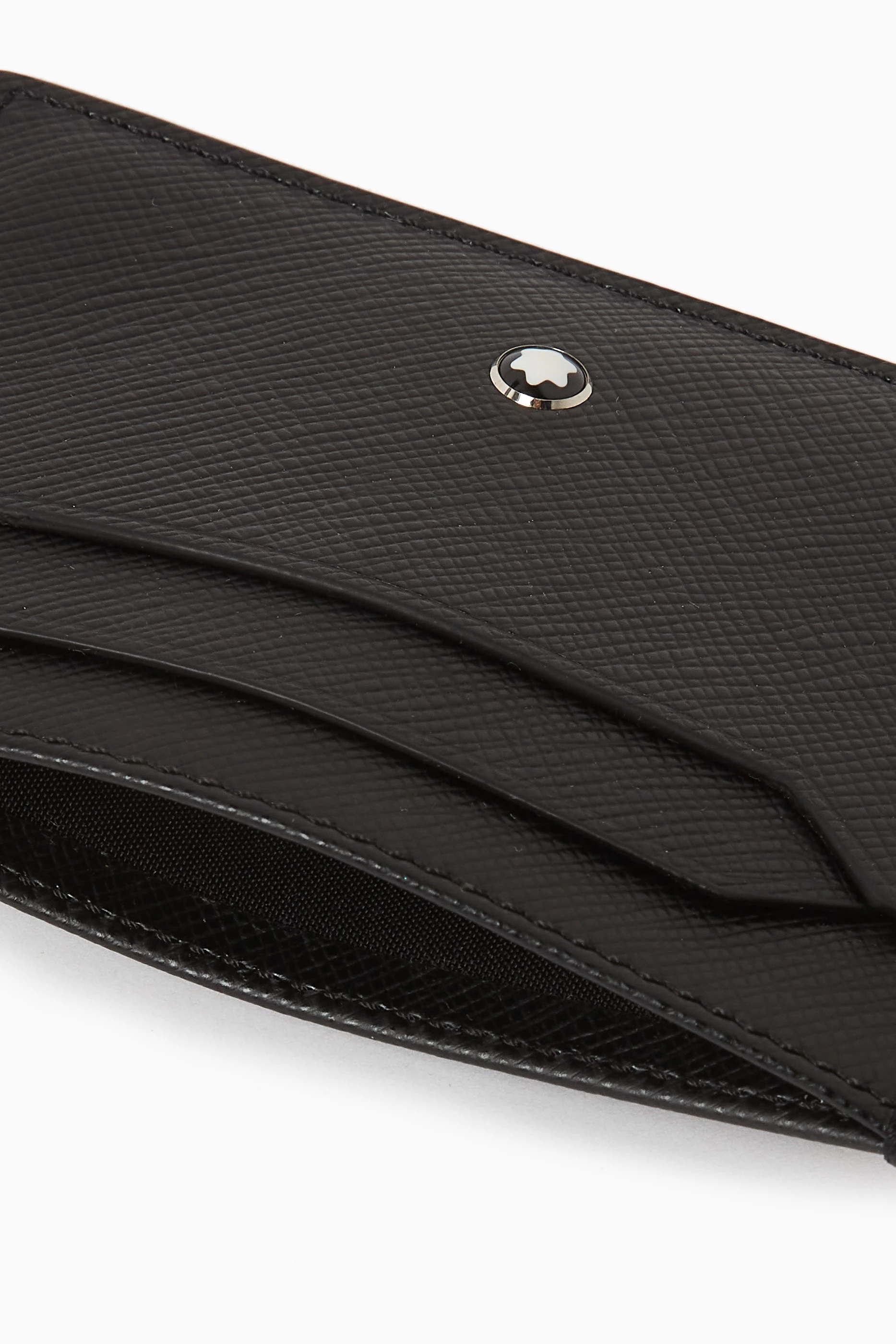 Buy Montblanc Black Sartorial Card Holder in Saffiano Leather For UNISEX Online Ounass UAE