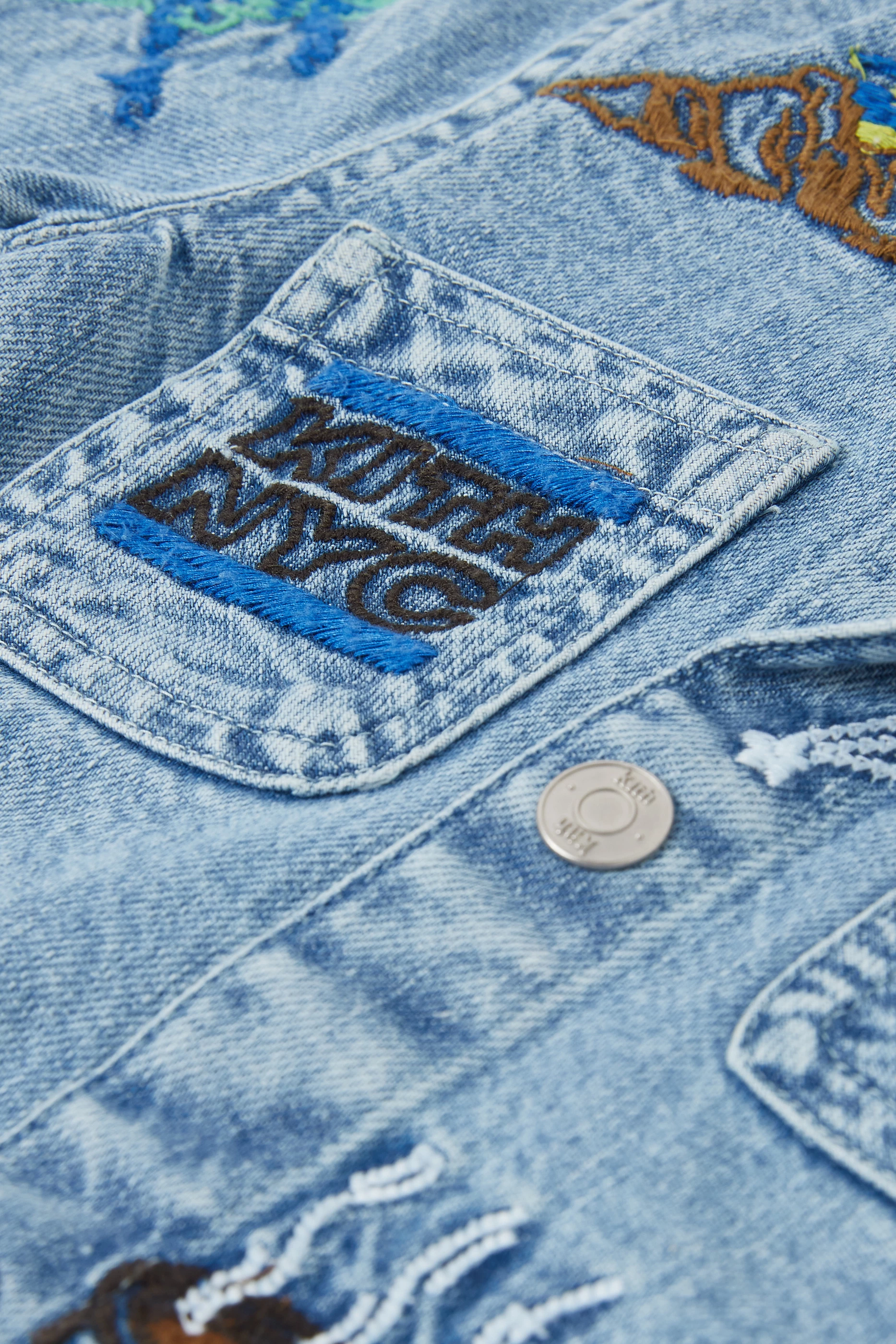 Buy Kith Blue x Otakara NYC Baby Apollo Shirt in Denim For Baby 
