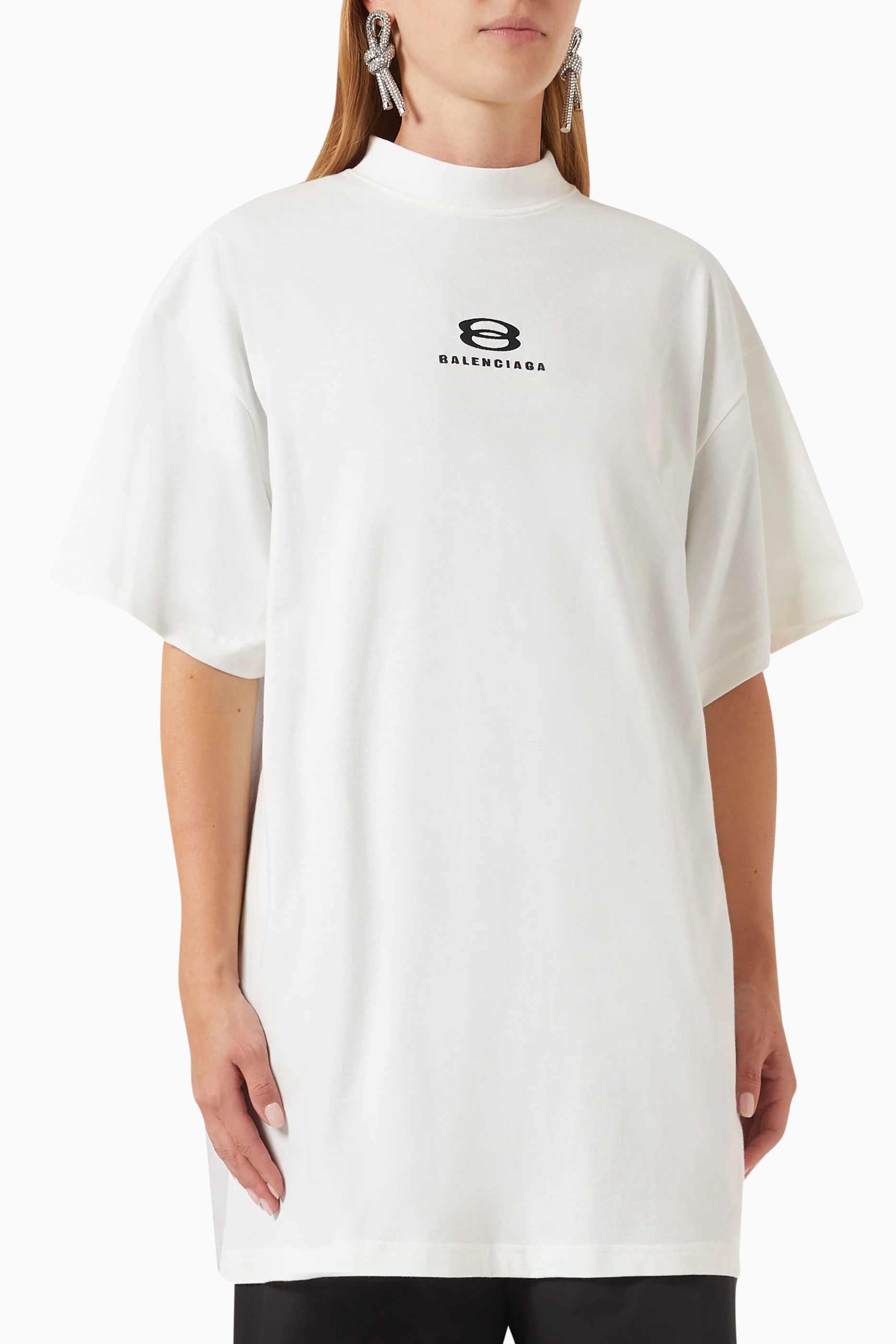 Buy Balenciaga White Unity Sports Icon Deconstructed T-Shirt