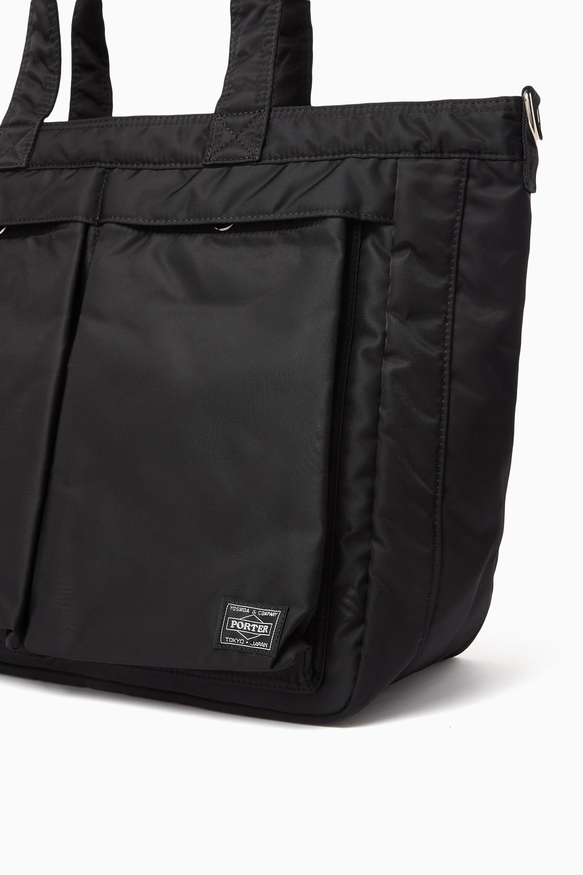 Buy WACKO MARIA Black Porter Record Tote Bag in Nylon For Men 