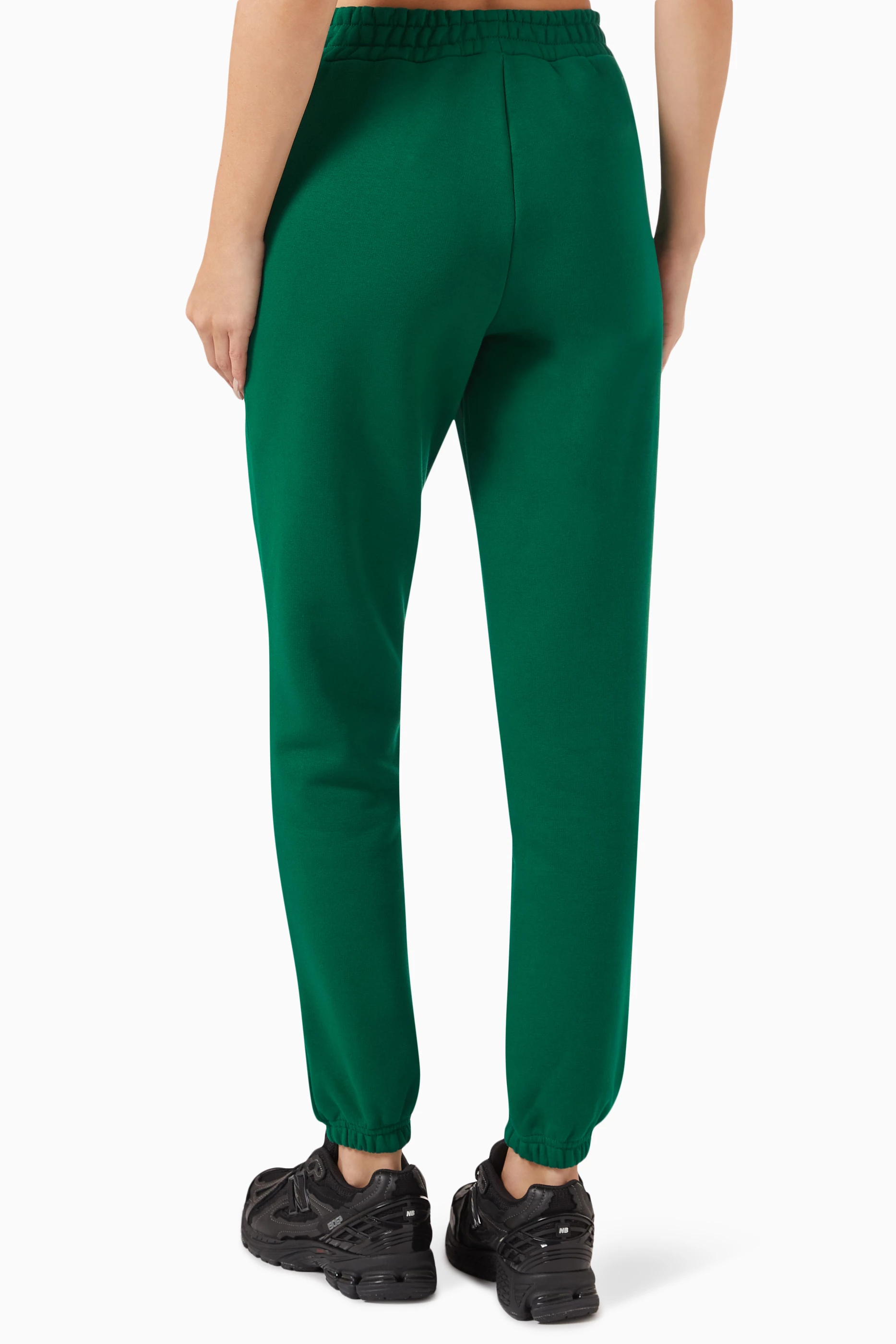 Buy The Giving Movement Green Regular fit Sweatpants in Organic cotton Blend 28.5 For Women Online Ounass UAE