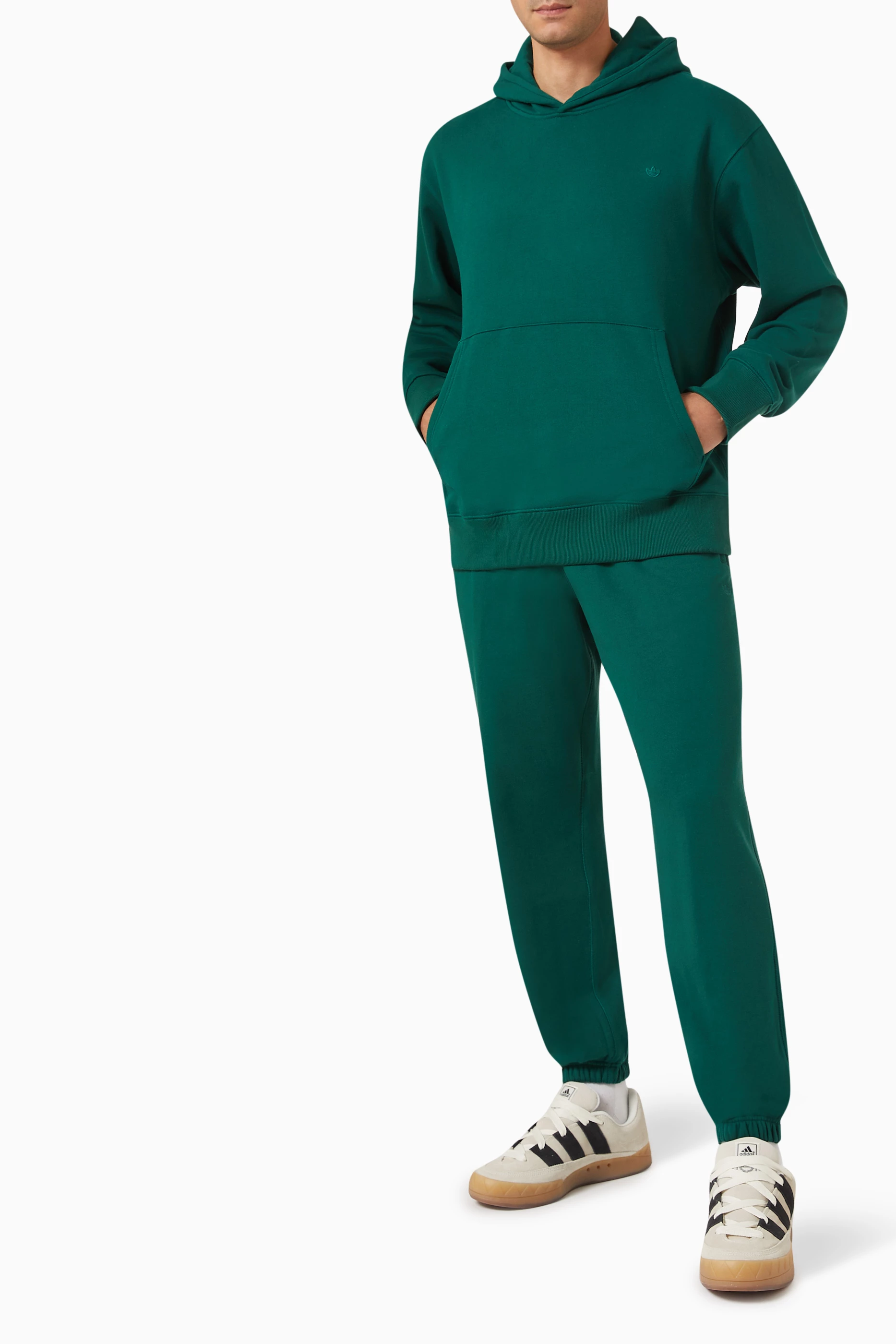 Buy adidas Green Adicolor Contempo Hoodie in French Terry For Men Online Ounass UAE