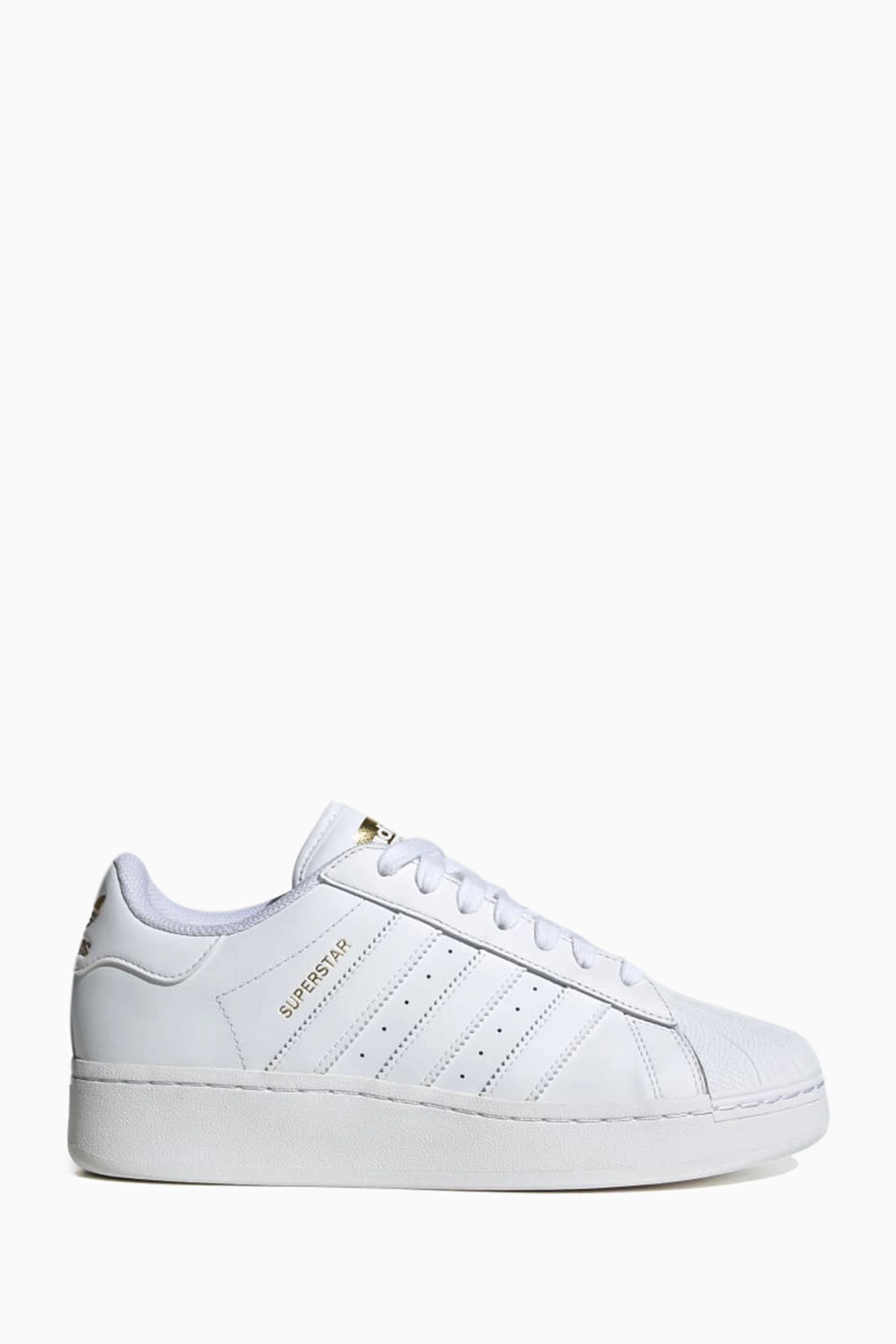 Buy adidas White Superstar XLG Low top Sneakers in Leather For Men Online Ounass UAE
