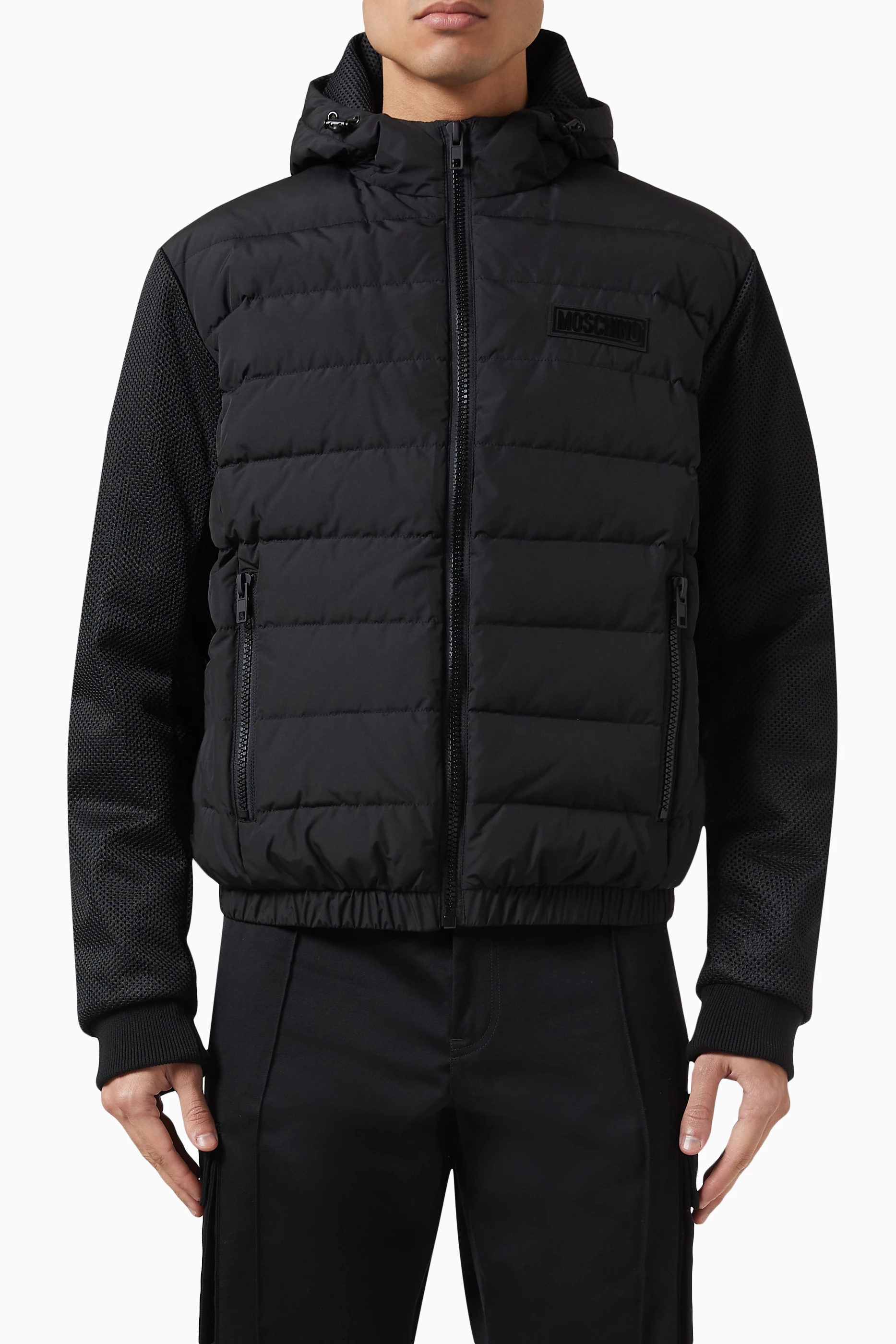 Moschino mens puffer jacket hotsell