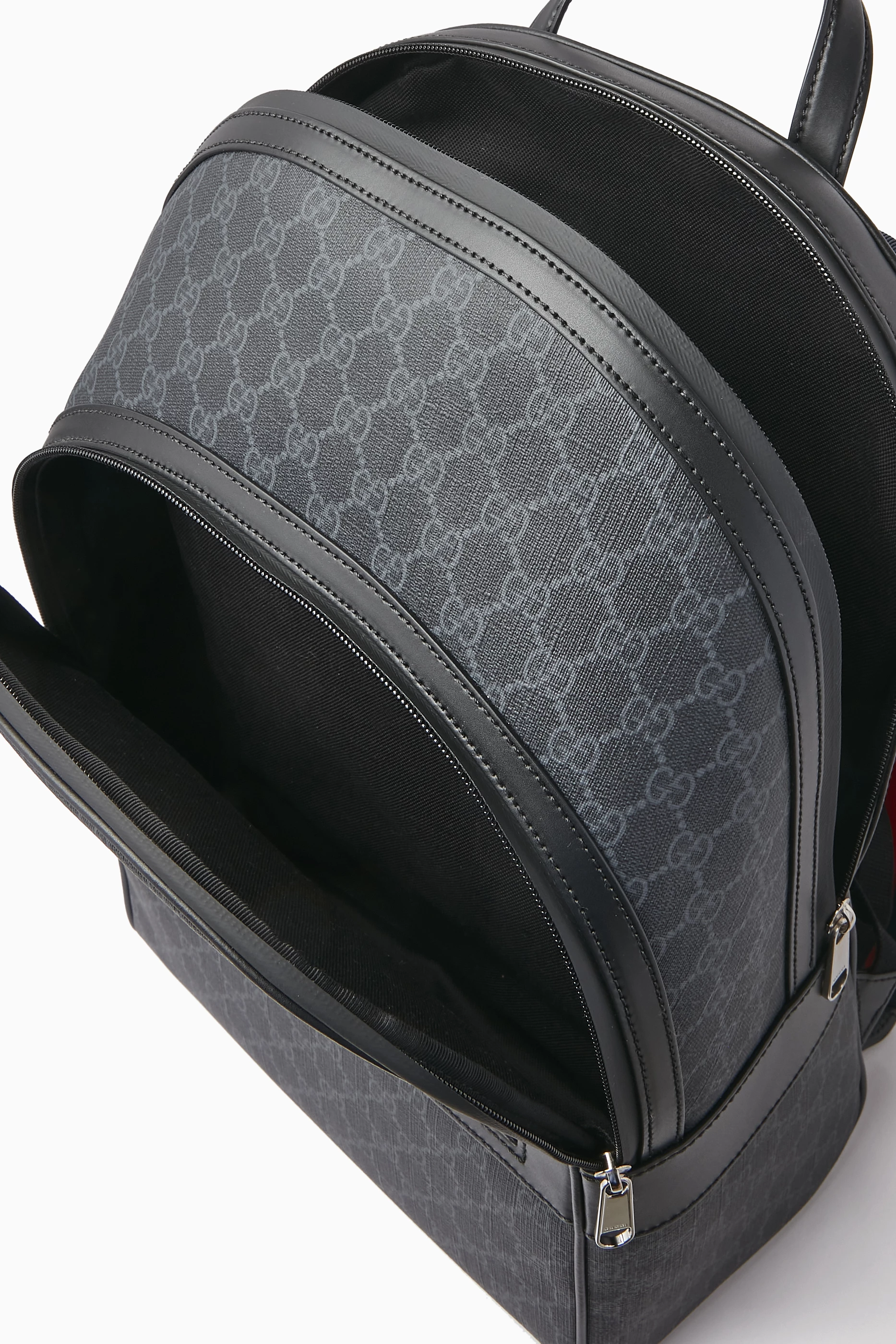 Buy Gucci Black GG Backpack in Supreme Canvas For Women Online Ounass UAE