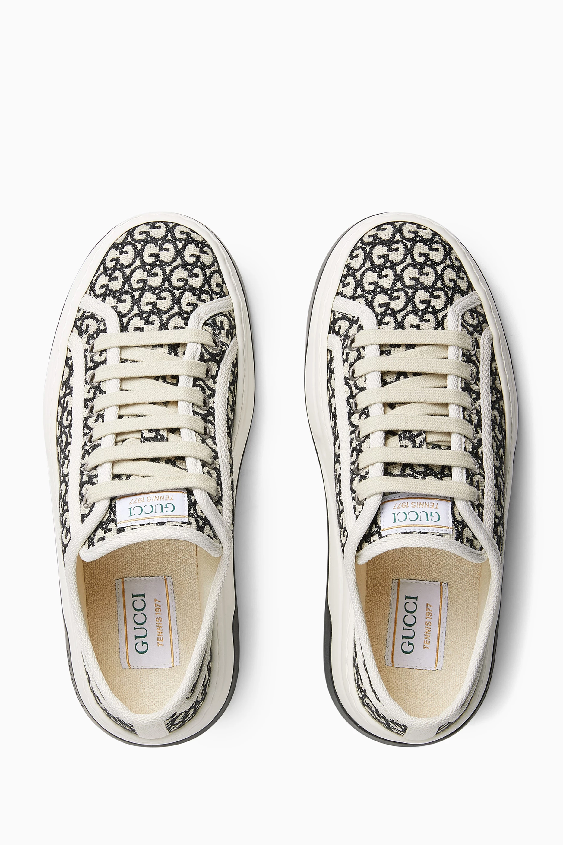 Buy Gucci Multicolour Platform Sneakers in Original GG canvas For Women Online Ounass UAE