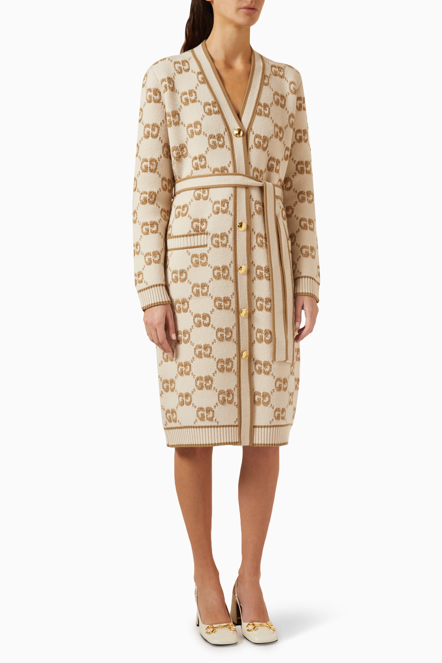 Gucci long cardigan top