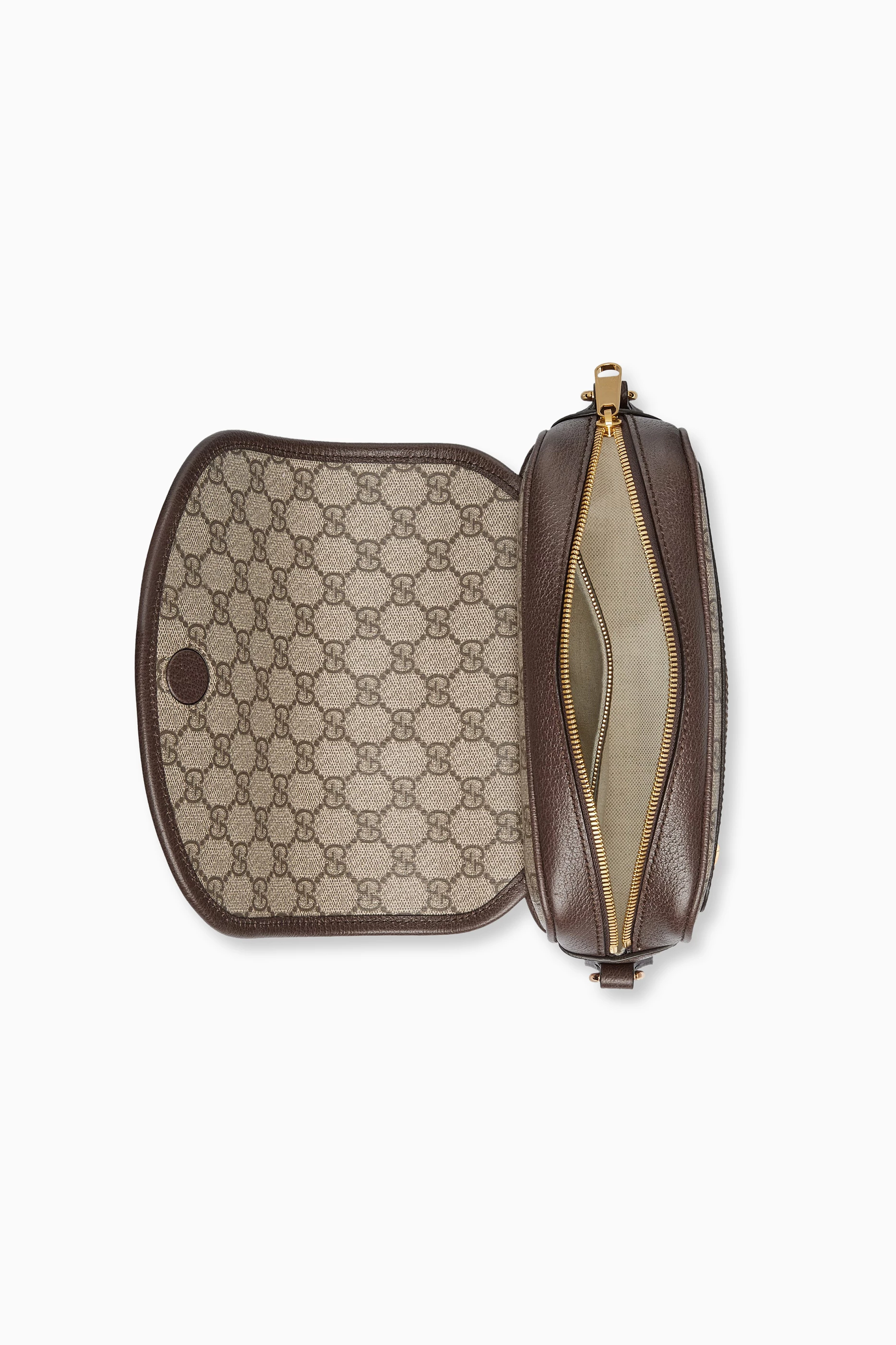 Buy Gucci Brown Small Ophidia Shoulder Bag in GG Supreme Canvas For Women Online Ounass UAE