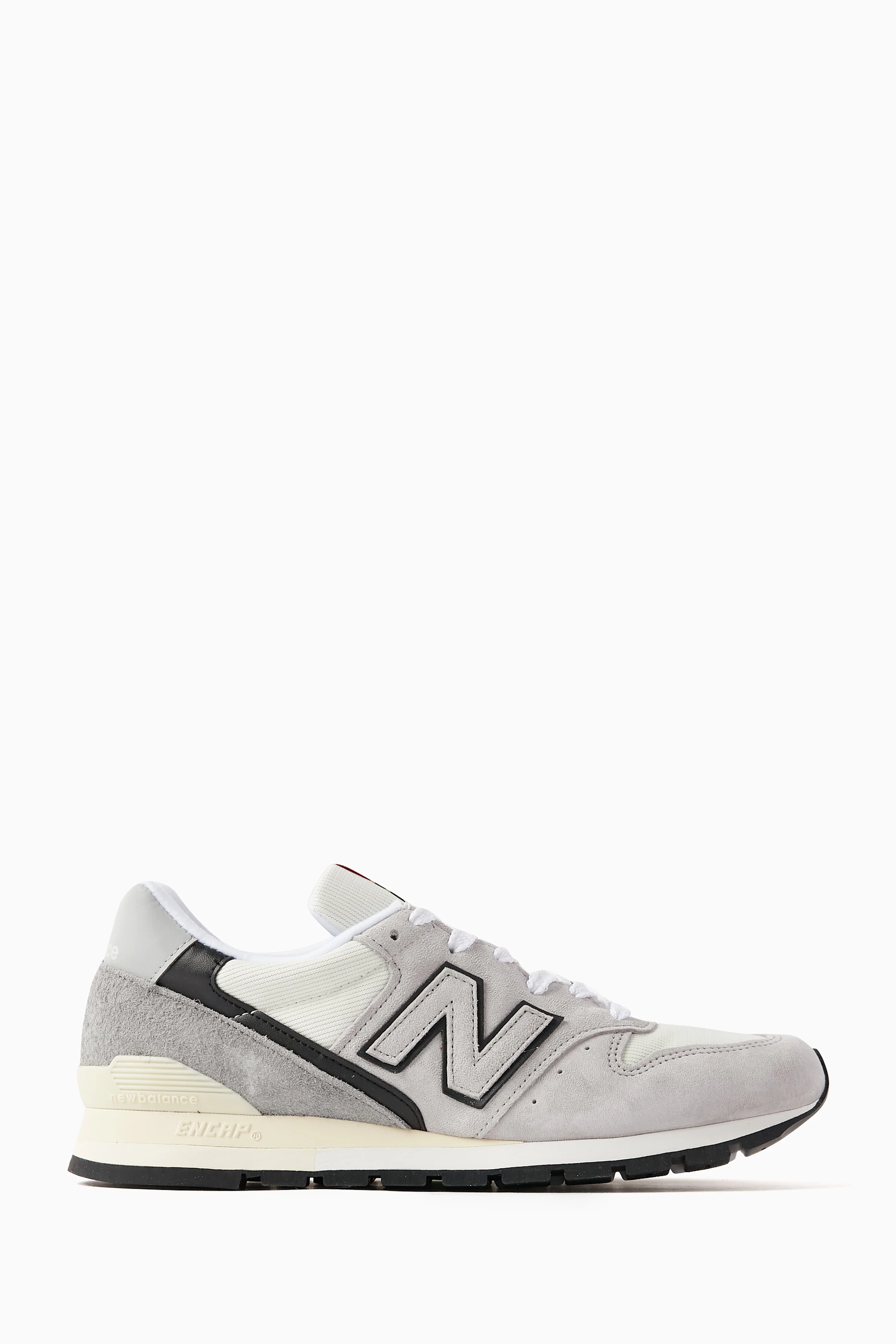 Buy New Balance Grey 996 Made in USA Sneakers in Suede Mesh For Men Online Ounass UAE