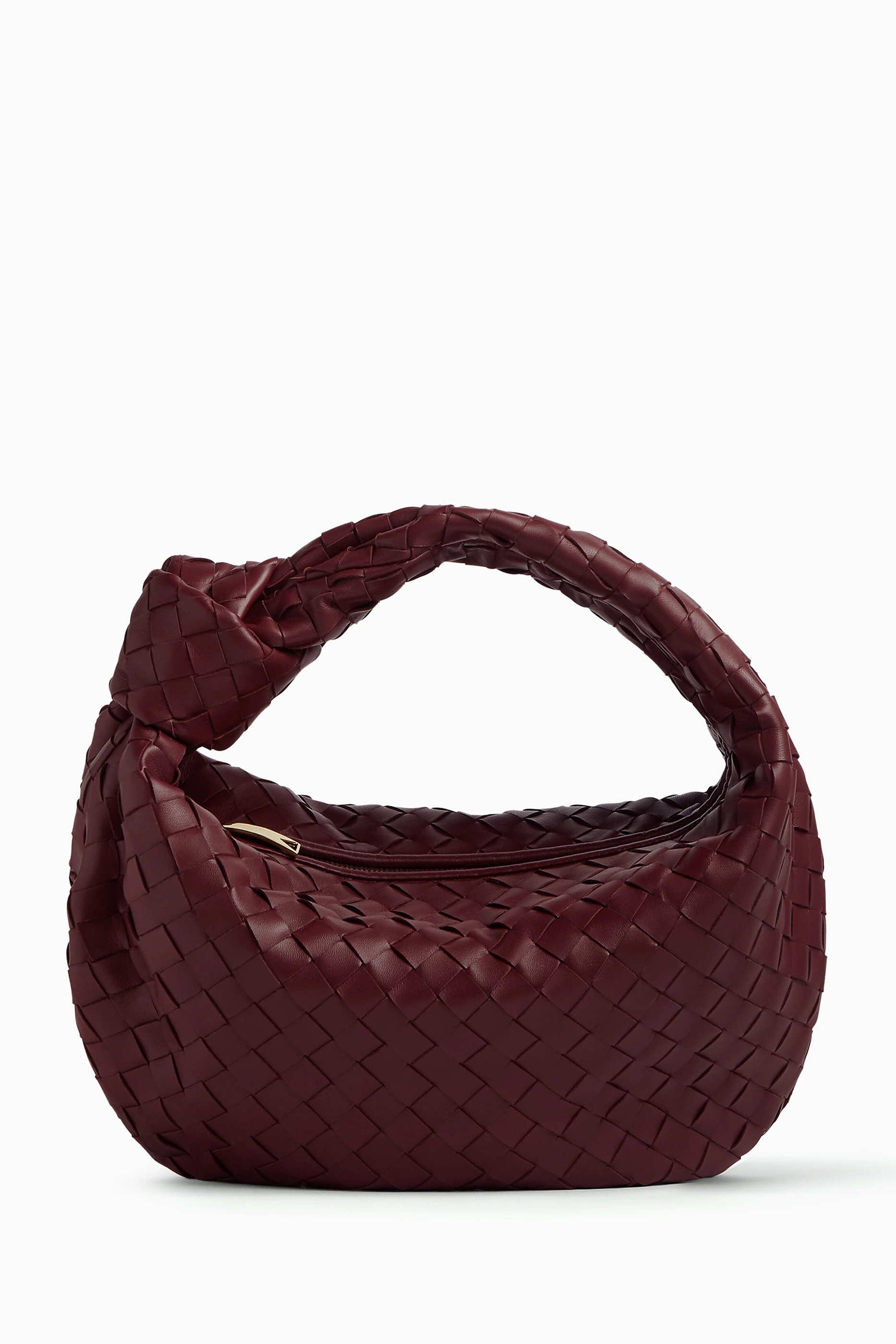 【関税&送料込】Bottega Veneta Burgundy Mini Jodie Bag Bottega Veneta Women's' Mini Jodie Handbag in Burgundy | LN-CC®