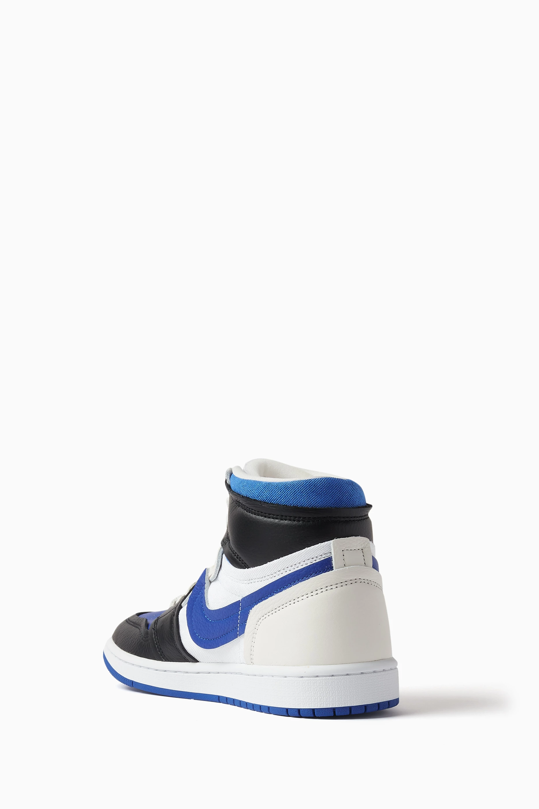 Blue jordan high tops shop
