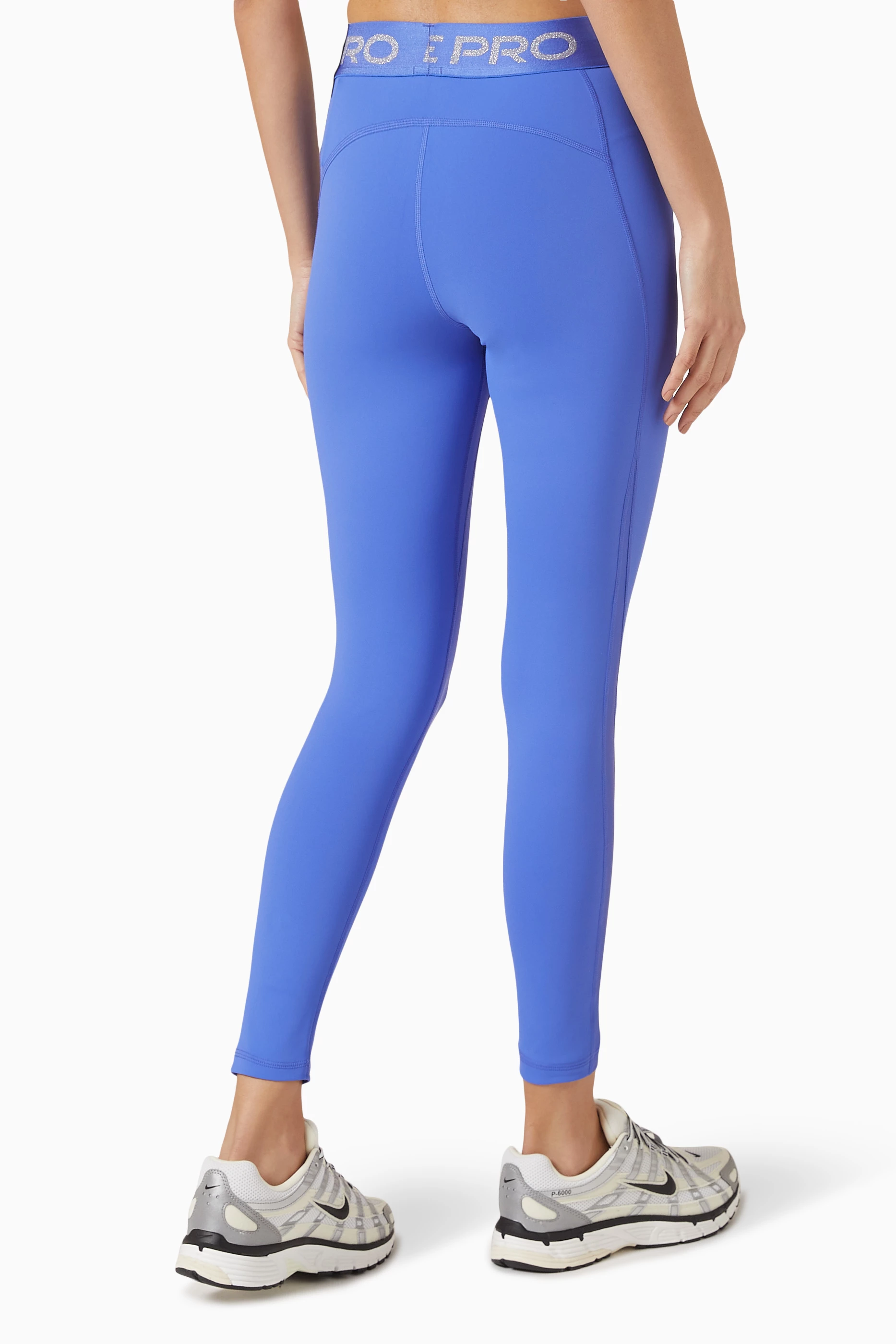 Buy Nike Blue Pro Dri Fit 7 8 Leggings For Women Online Ounass UAE