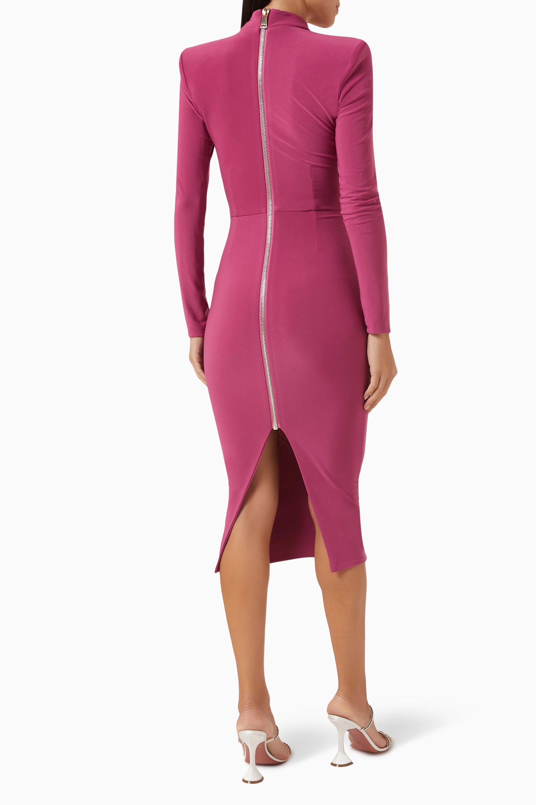 Buy Zhivago Pink Zero Midi Dress in Jersey For Women Online