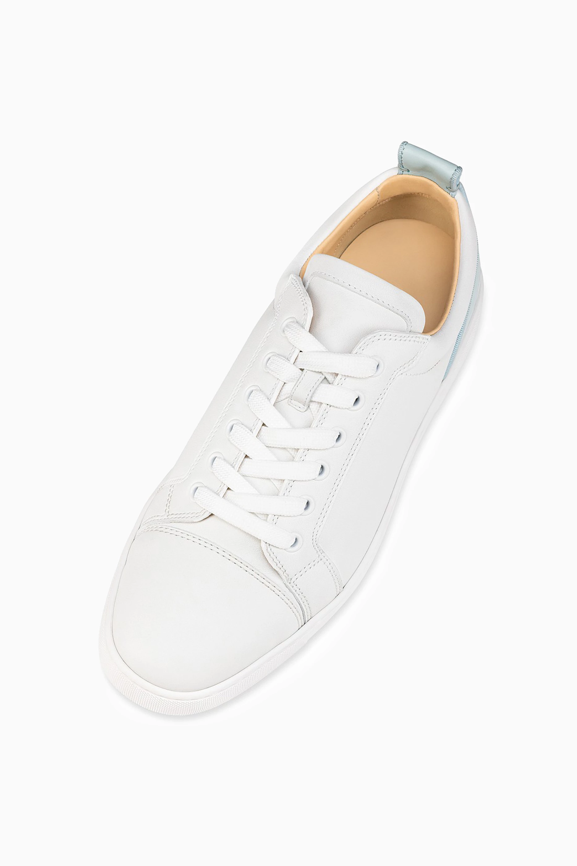 Buy Christian Louboutin White Louis Junior Low Top Sneakers in Calf Leather For Men Online Ounass UAE