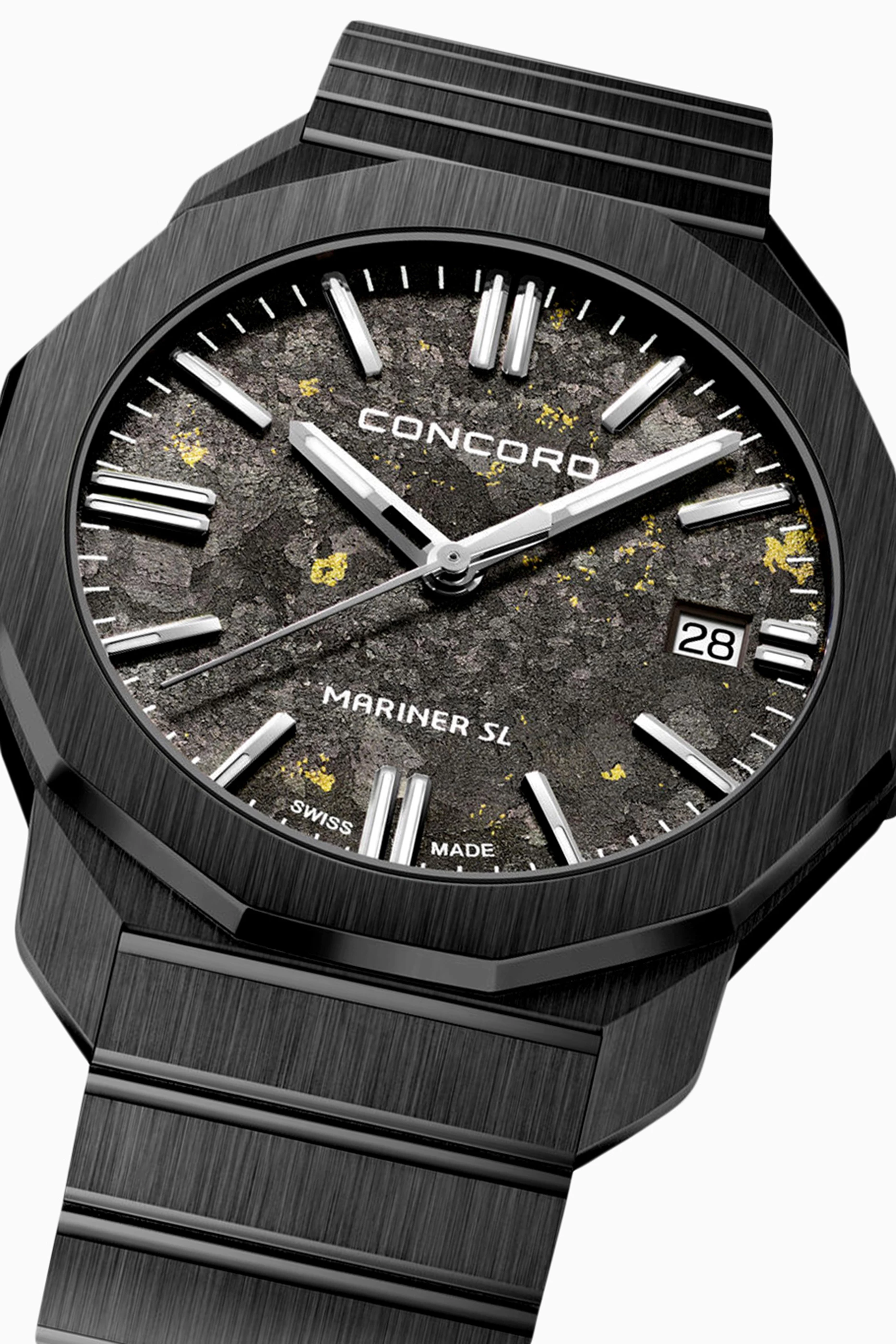 Buy Concord Black Mariner SL Quartz Watch 42mm For Men Online Ounass UAE