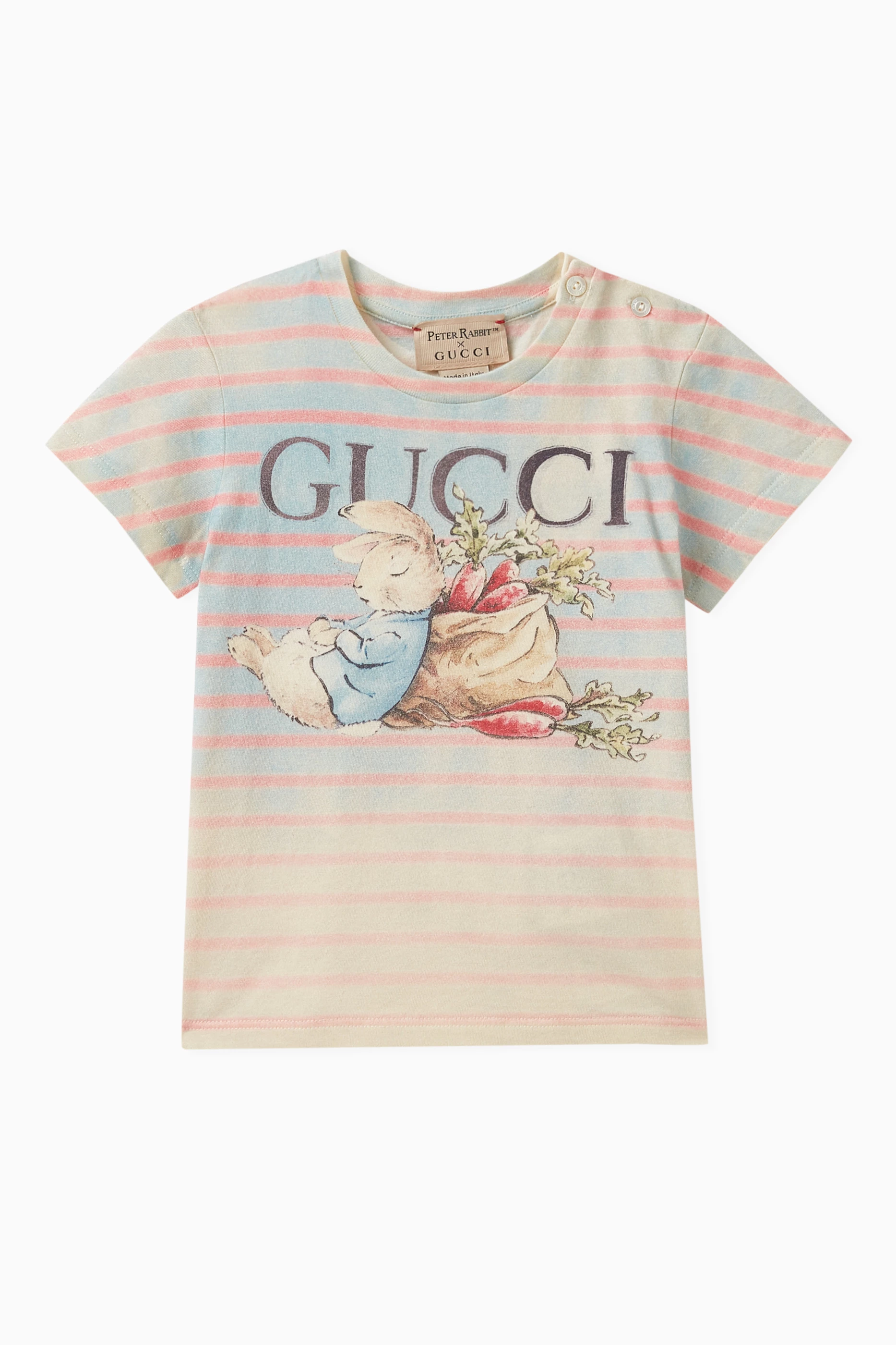 GUCCI Peter Rabbit コラボ Tシャツ 90cm Gucci Peter Rabbit Cotton Jersey T-shirt - T-Shirts