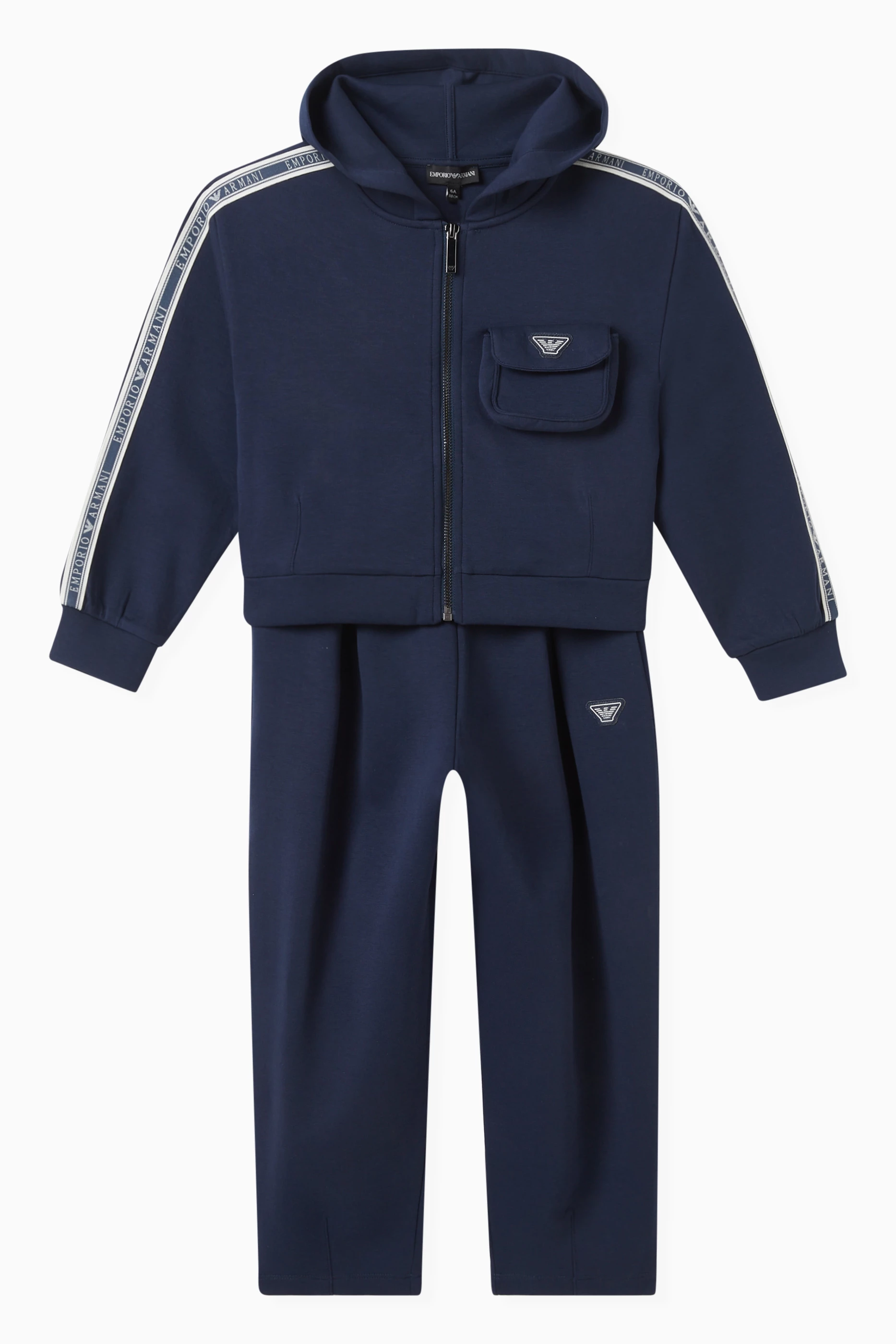 Emporio armani tracksuit sale on sale