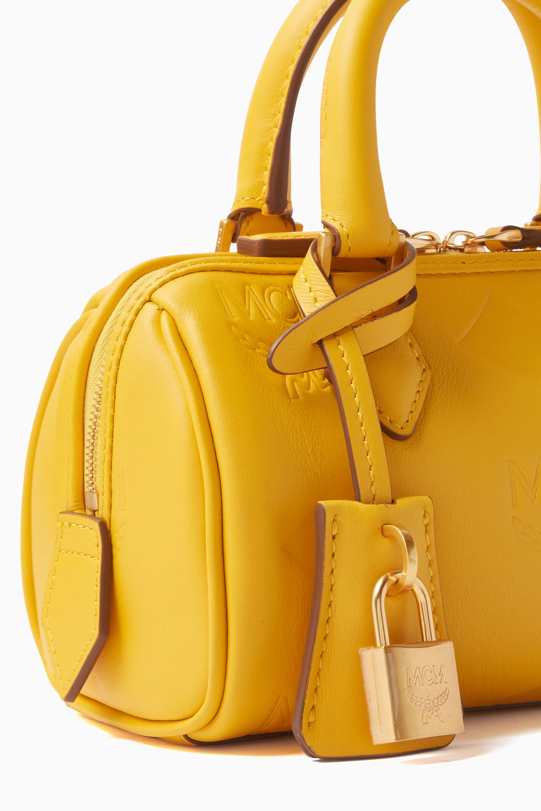 Essential boston bag mcm top