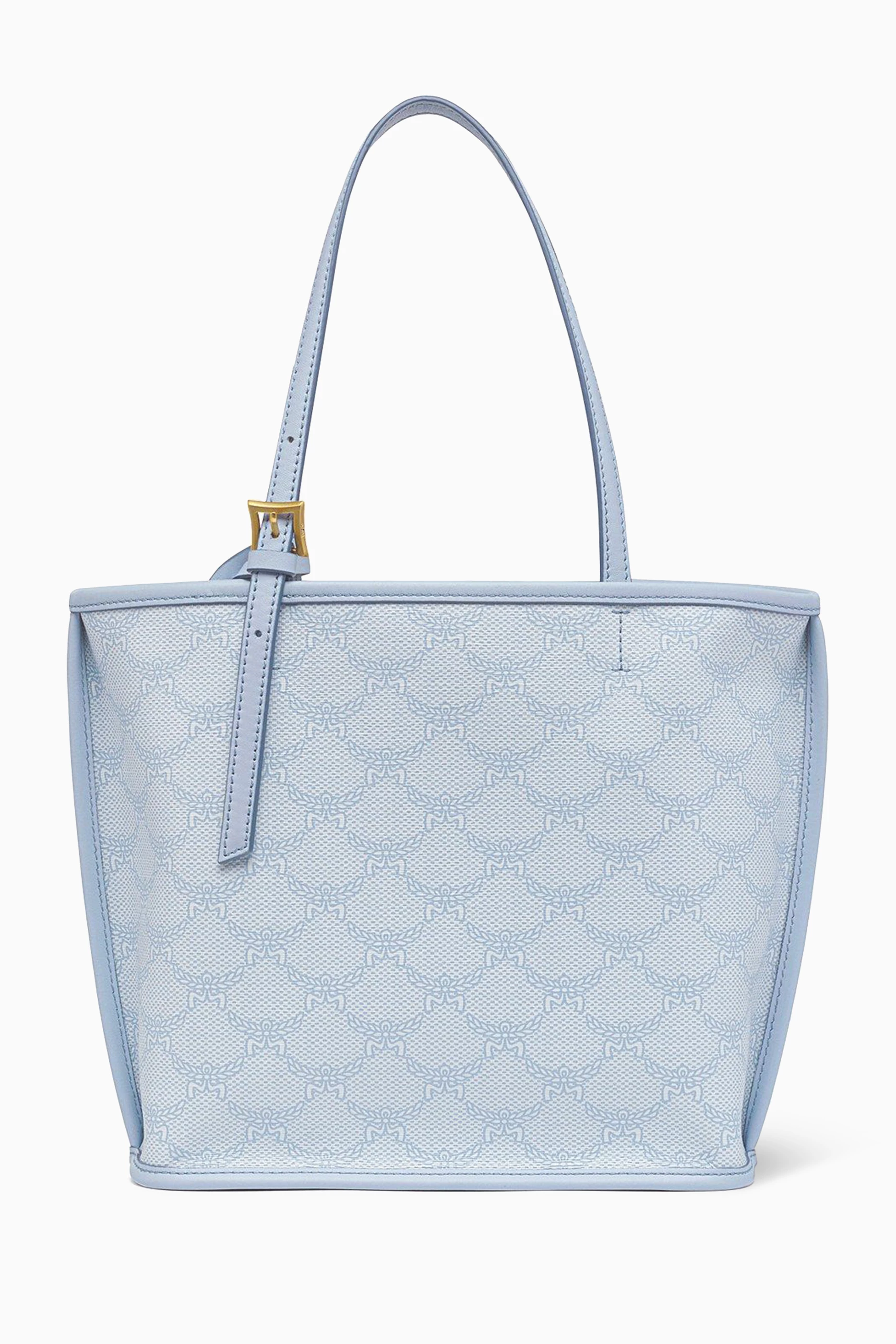 【関税&送料込】Mcm Pastel Light Blue Leather Mini Himmel Ho ca41daa1fd38b53cf643dc0160a567
