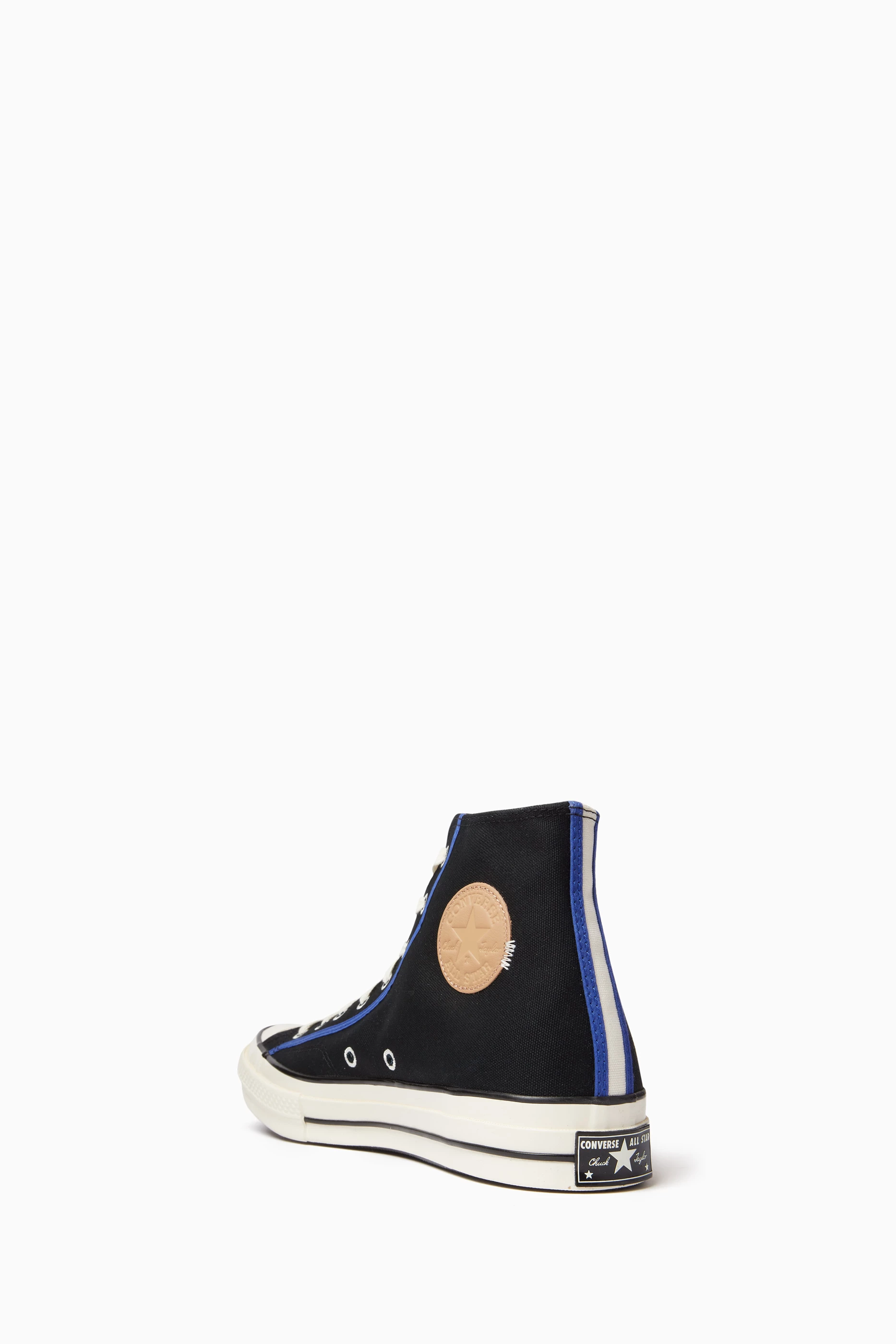 Buy Converse Black Chuck 70 High top Sneakers in Canvas For Men Online Ounass UAE