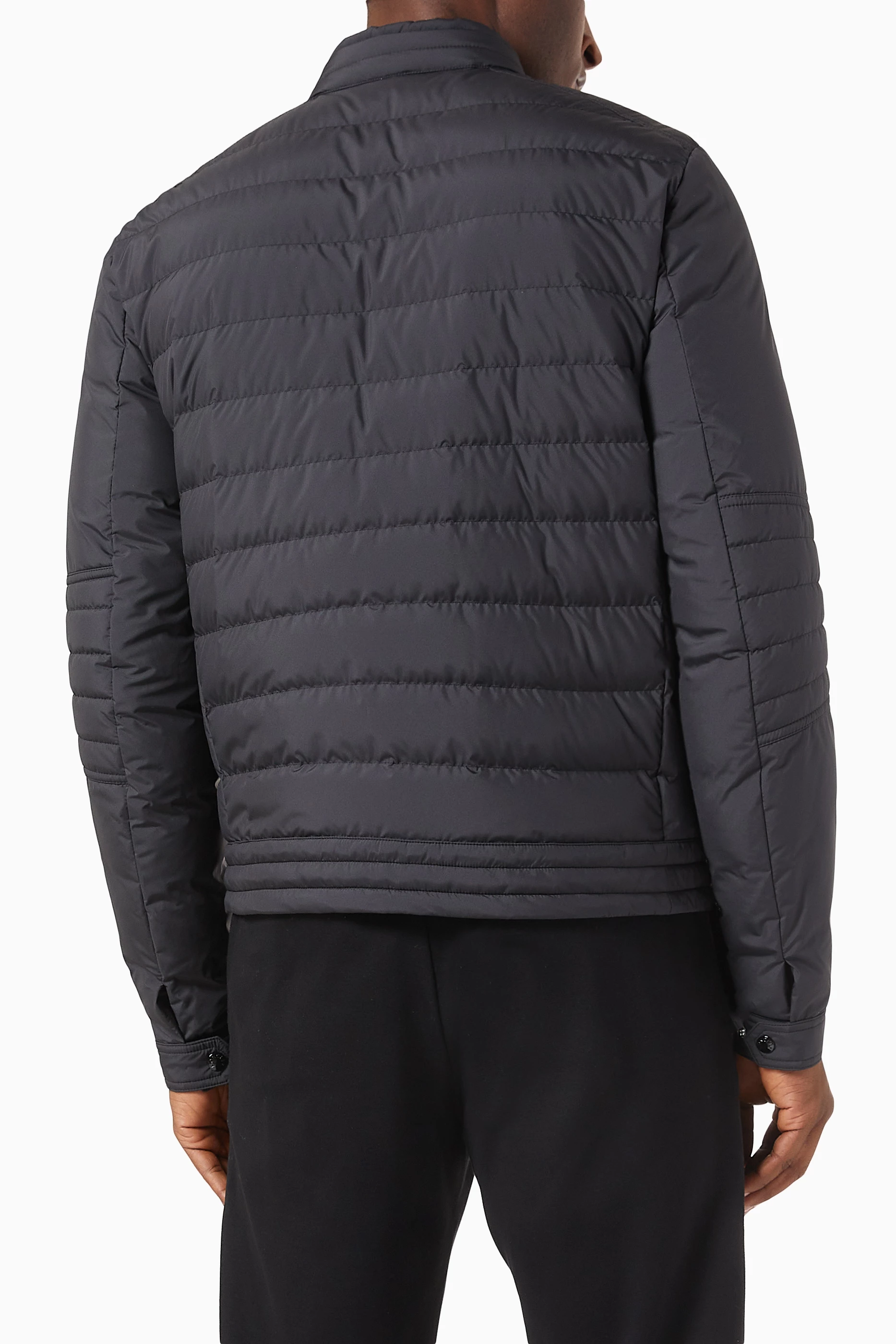 Buy Moncler Black Perial Biker Jacket For Men Online Ounass UAE