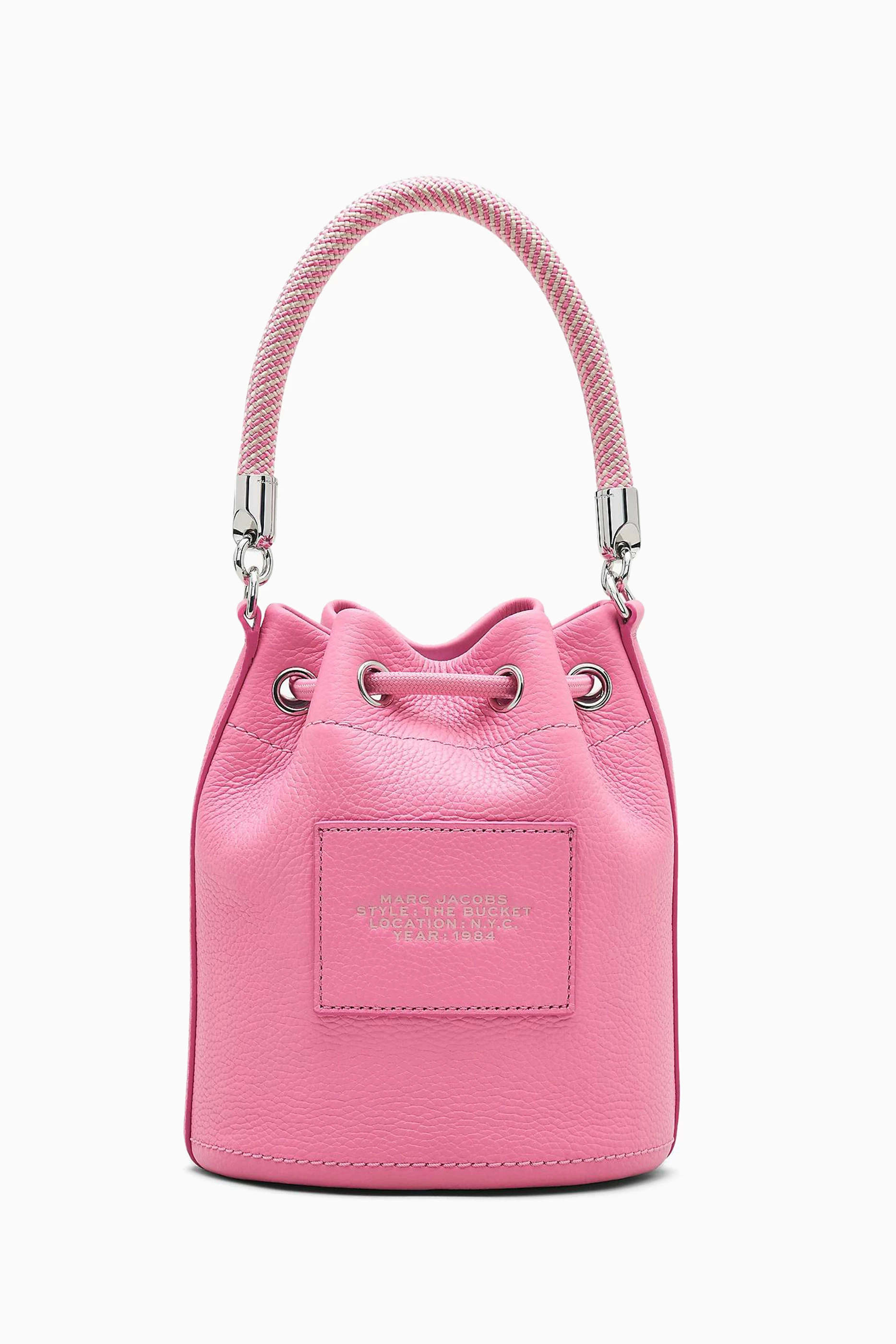 Buy Marc Jacobs Pink The Mini Bucket Bag in Leather For