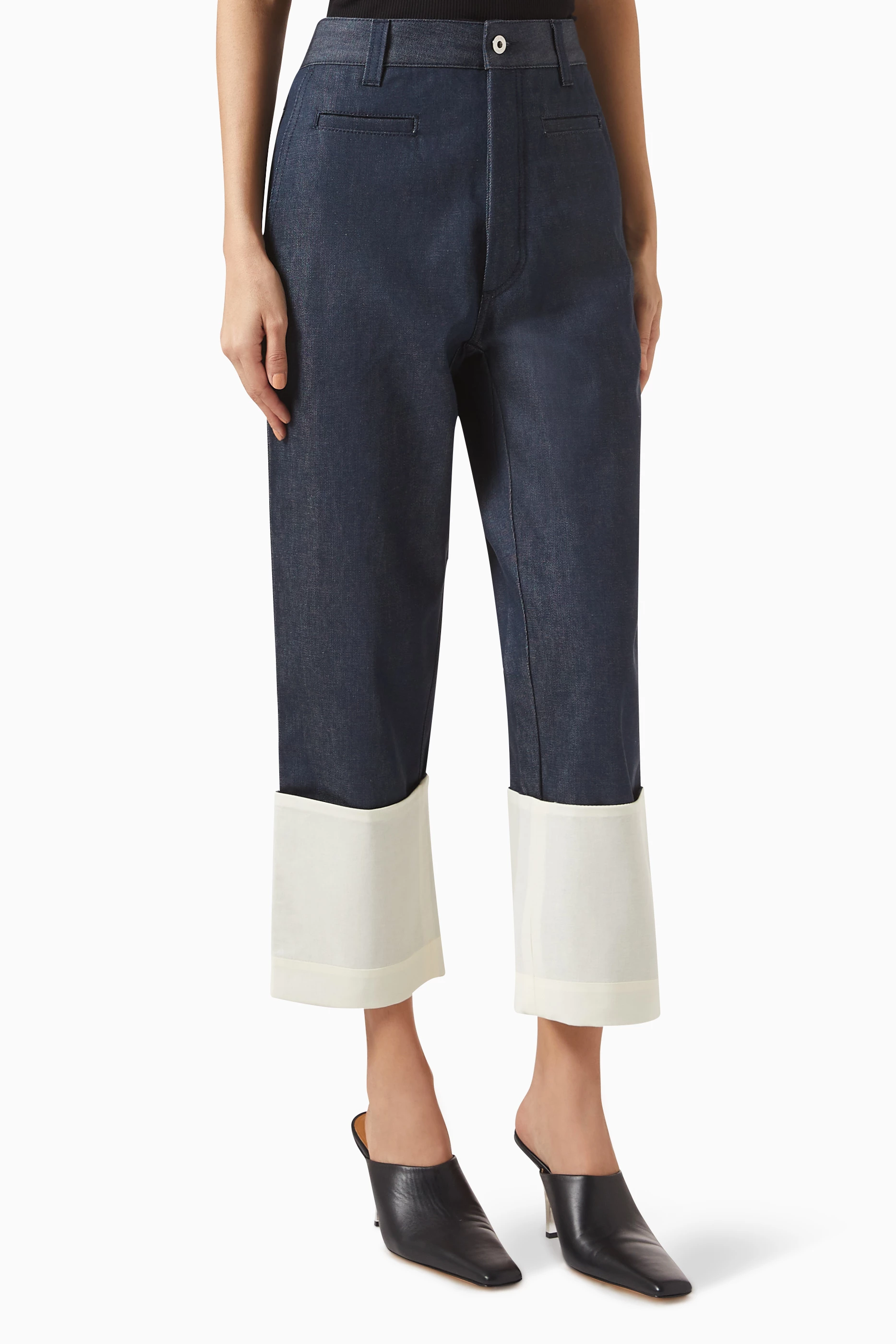 Buy LOEWE Blue Fisherman Jeans in Denim For Women Online Ounass UAE