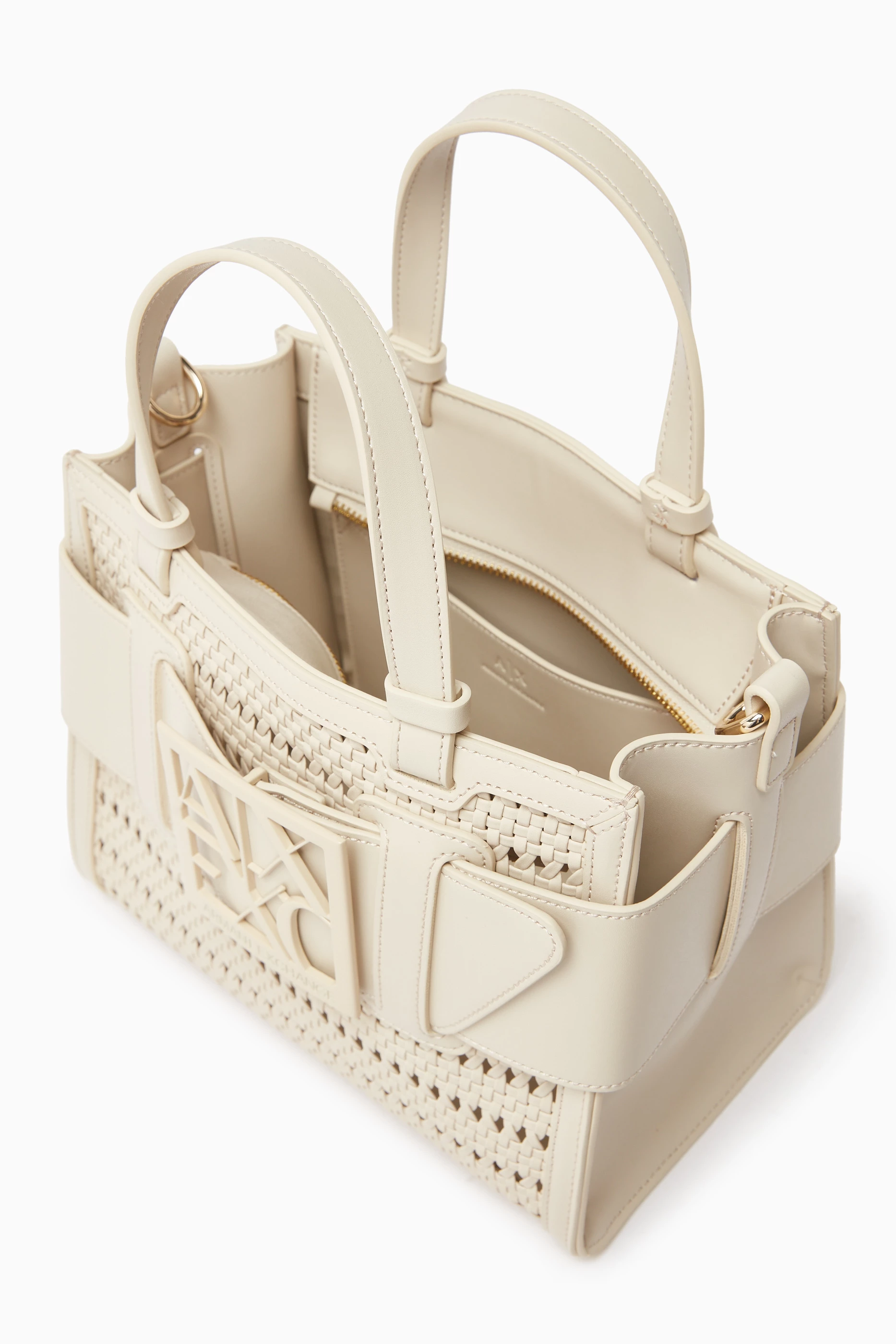 トートバッグ ARMANI EXCHANGE Woman Tote bags Yellow Cream ARMANI EXCHANGE: Shoulder bag woman - Yellow Cream | Armani