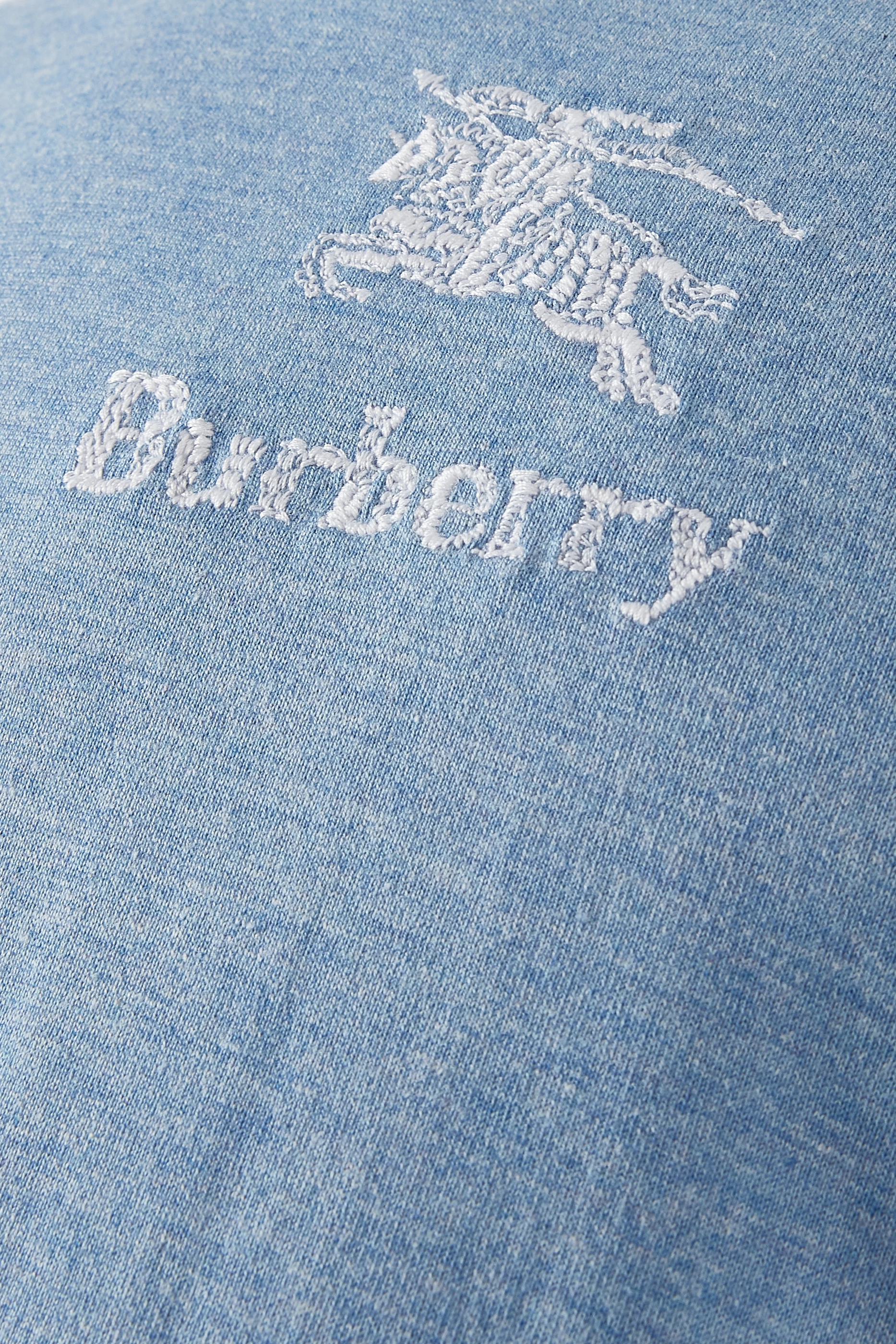 Burberry blue logo t shirt store