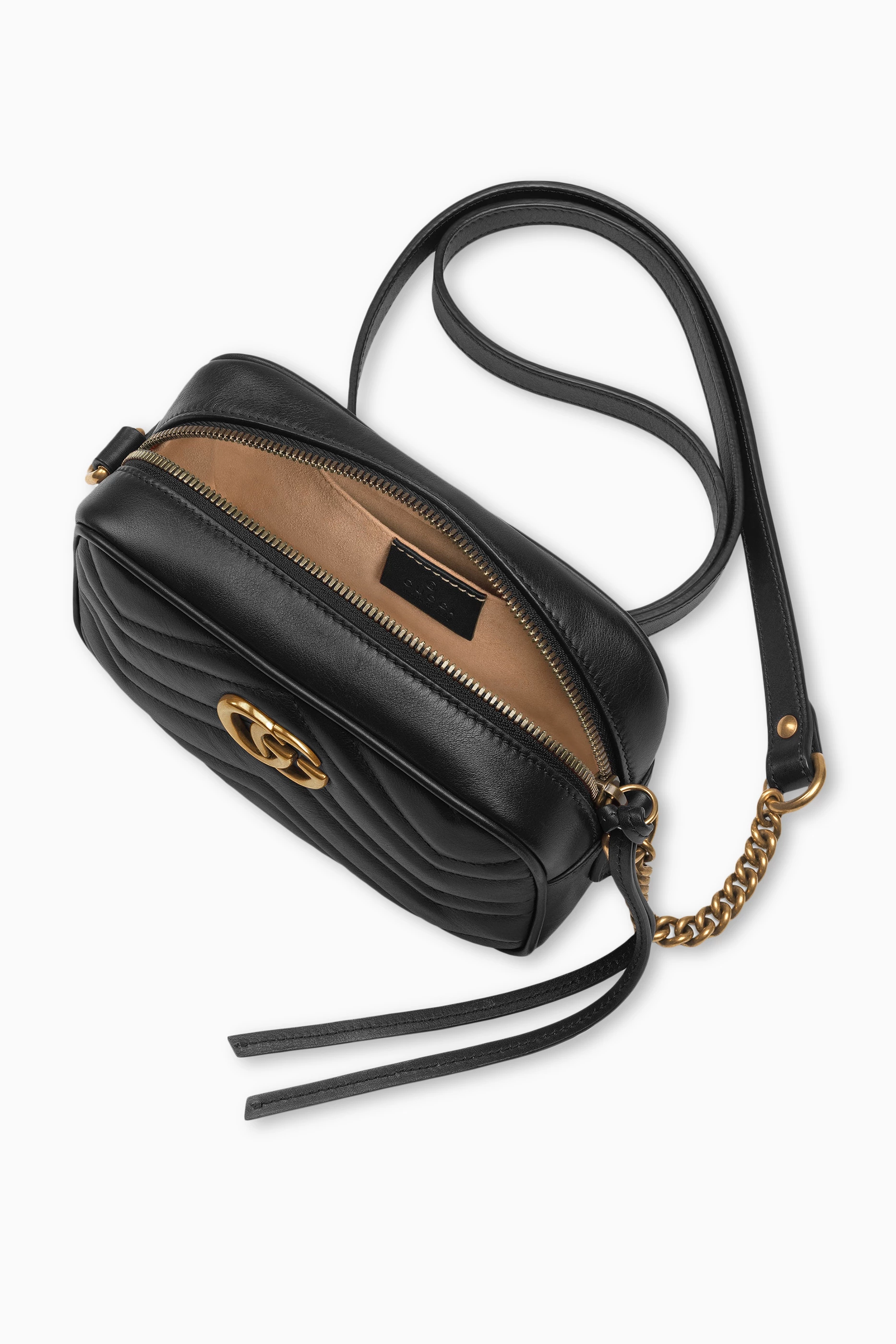Buy Gucci Black Mini GG Marmont Camera Shoulder Bag in Matelasse Leather For Women Online Ounass UAE