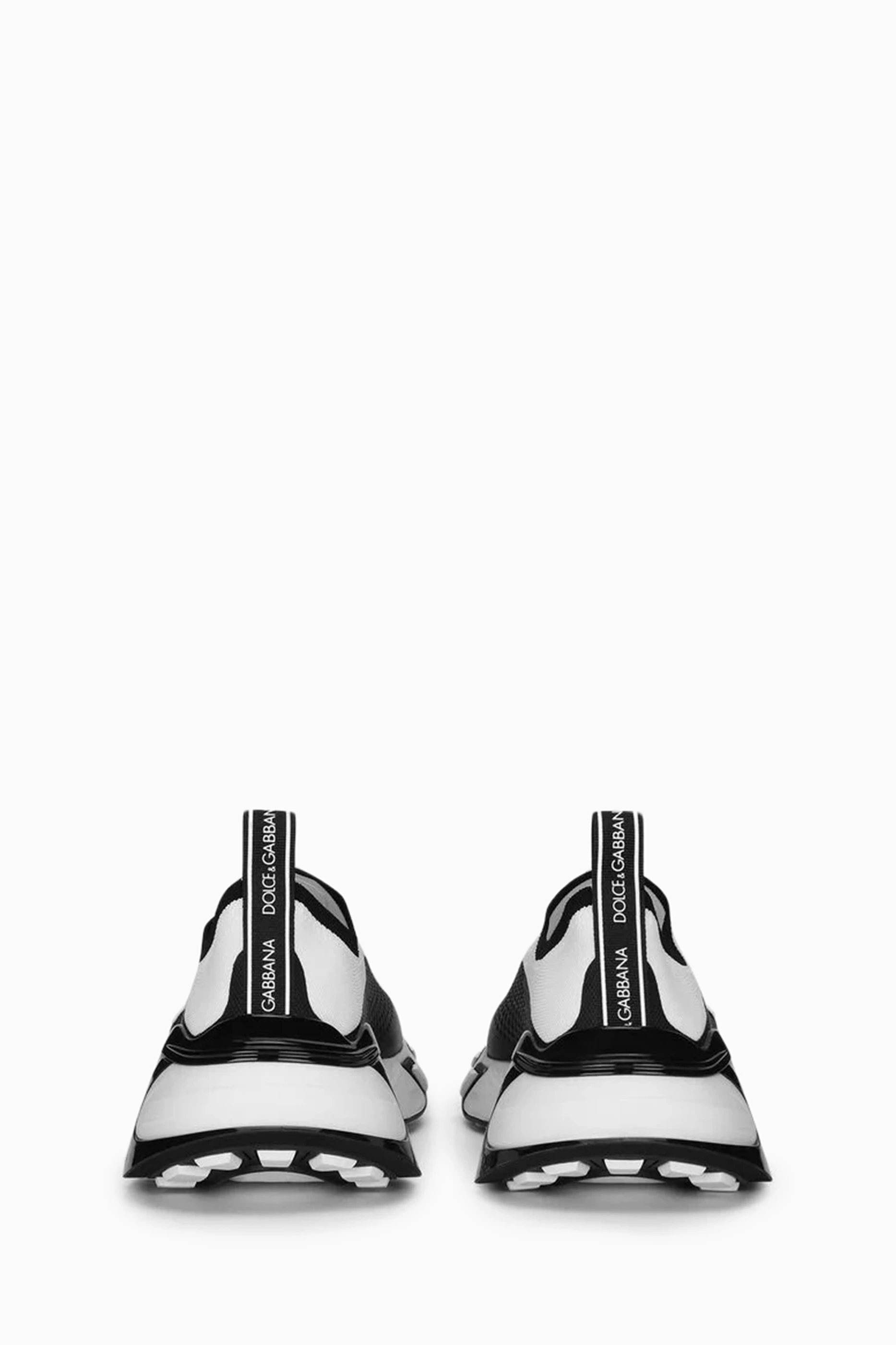 Buy Dolce Gabbana Black Sorrento Sneakers in Stretch mesh For Women Online Ounass UAE