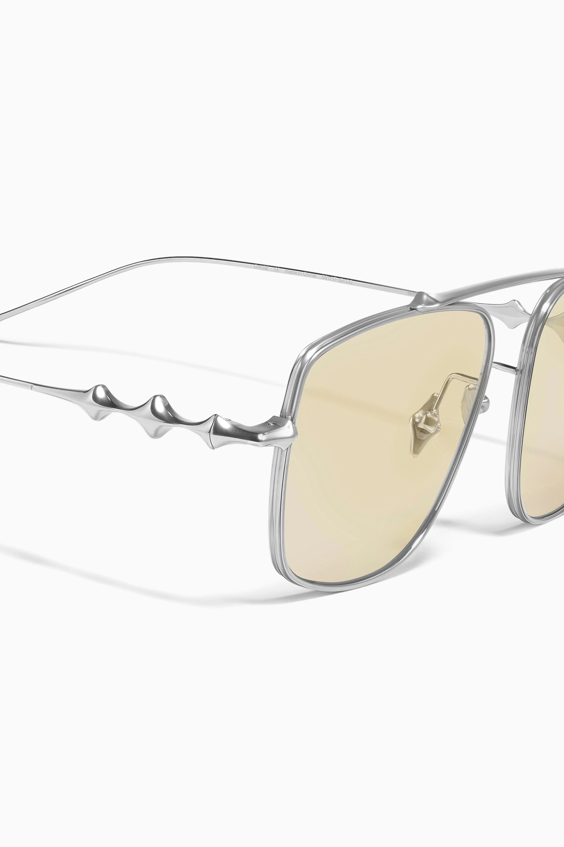 Buy Gentle Monster Yellow Martin 02 Glasses in Metal For UNISEX 