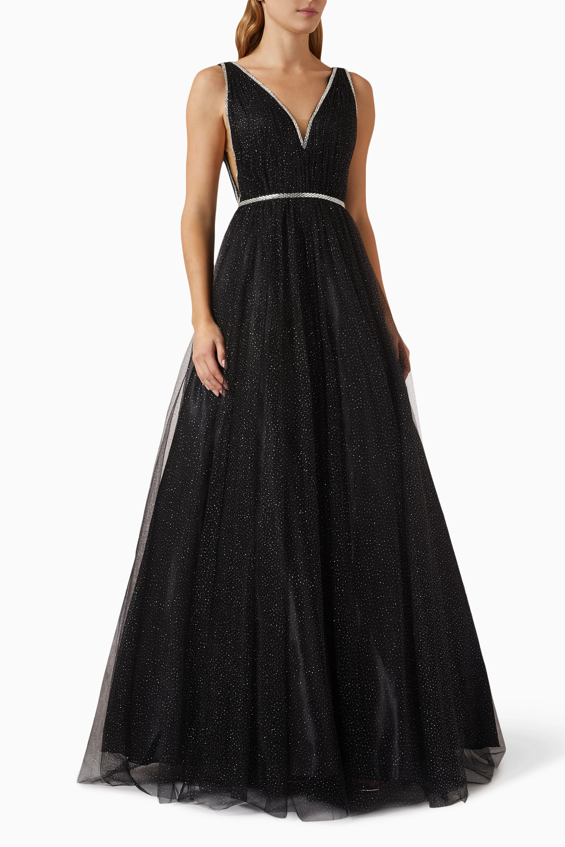 Mac duggal black ball gown outlet