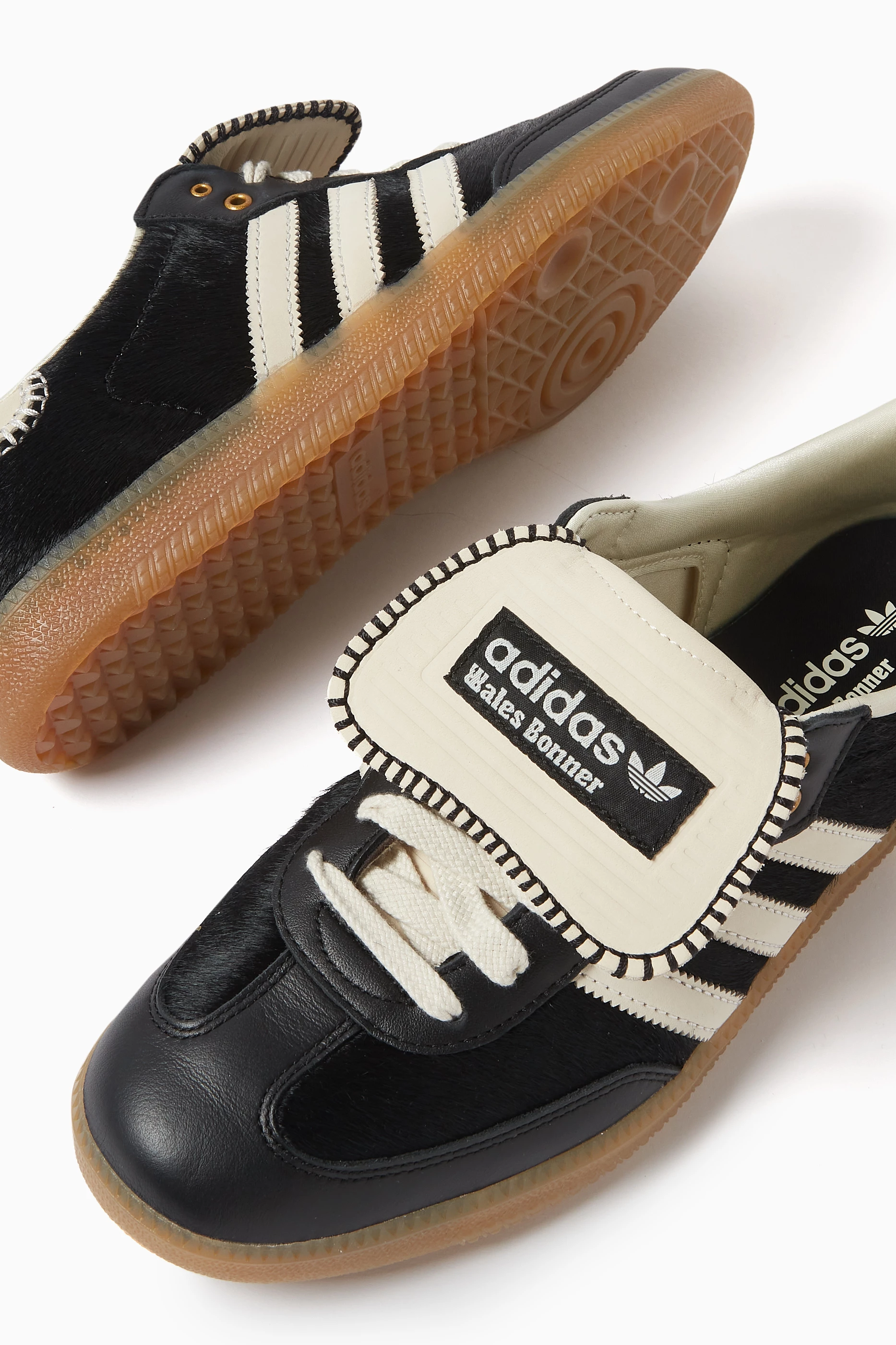 いせWales Bonner × adidas Samba Buy adidas Statement Black x Wales Bonner Samba sneakers For Men