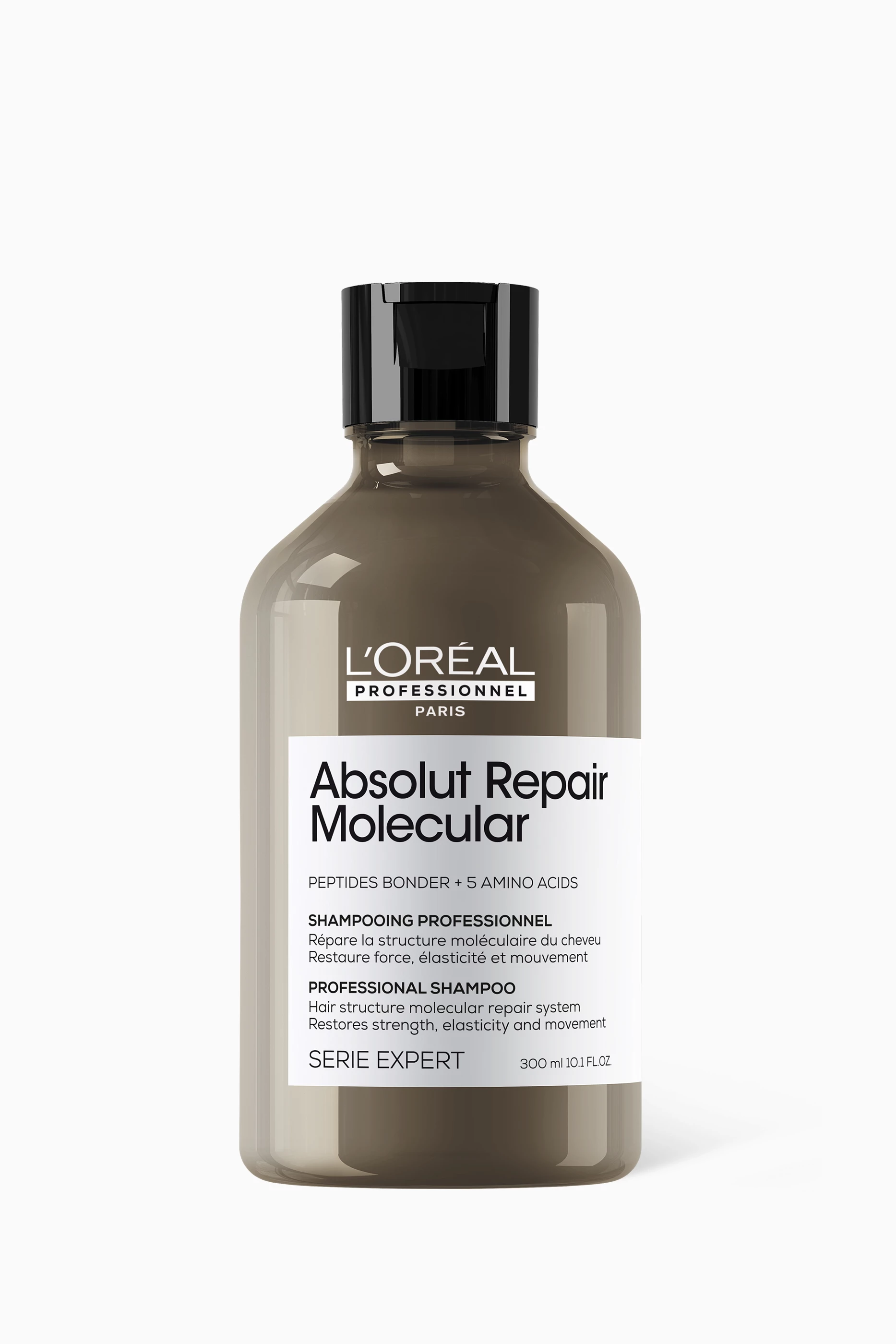 Buy L Oreal Professionnel Colourless Absolut Repair Molecular Sulfate Free Repairing Shampoo For Damaged Hair 300ml For UNISEX Online Ounass UAE